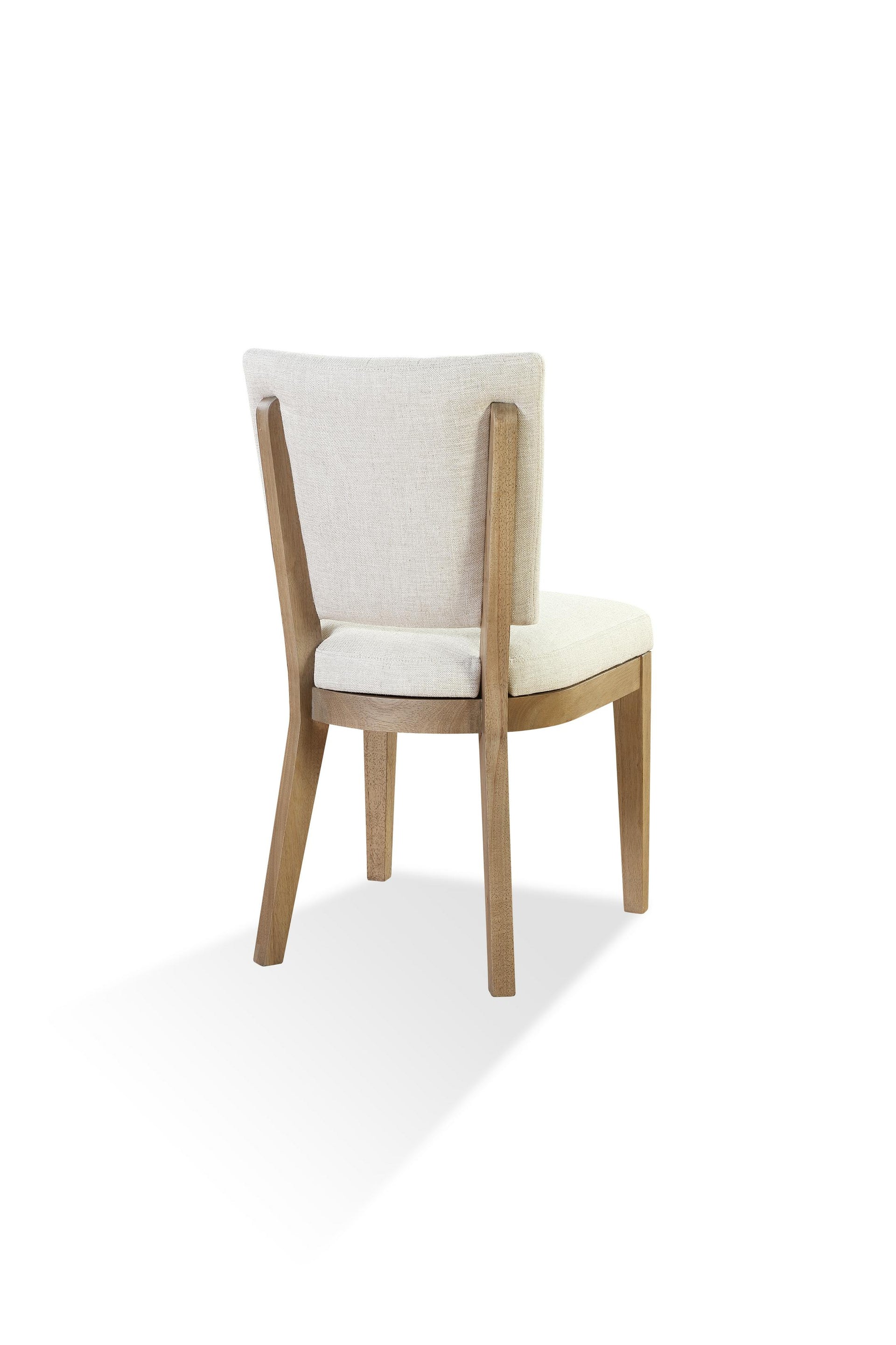 Sumner Channel Back Upholstered Dining Chair in Natural (Set of 2) - What A Room