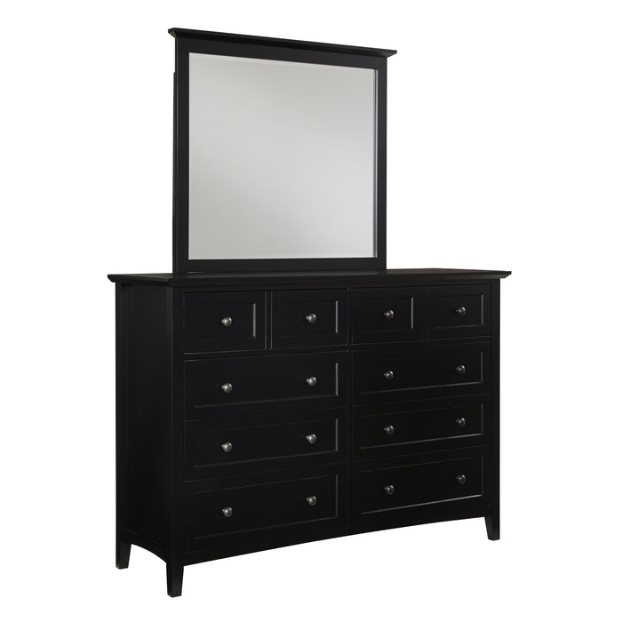 Paragon Eight Drawer Dresser in Black - What A Room