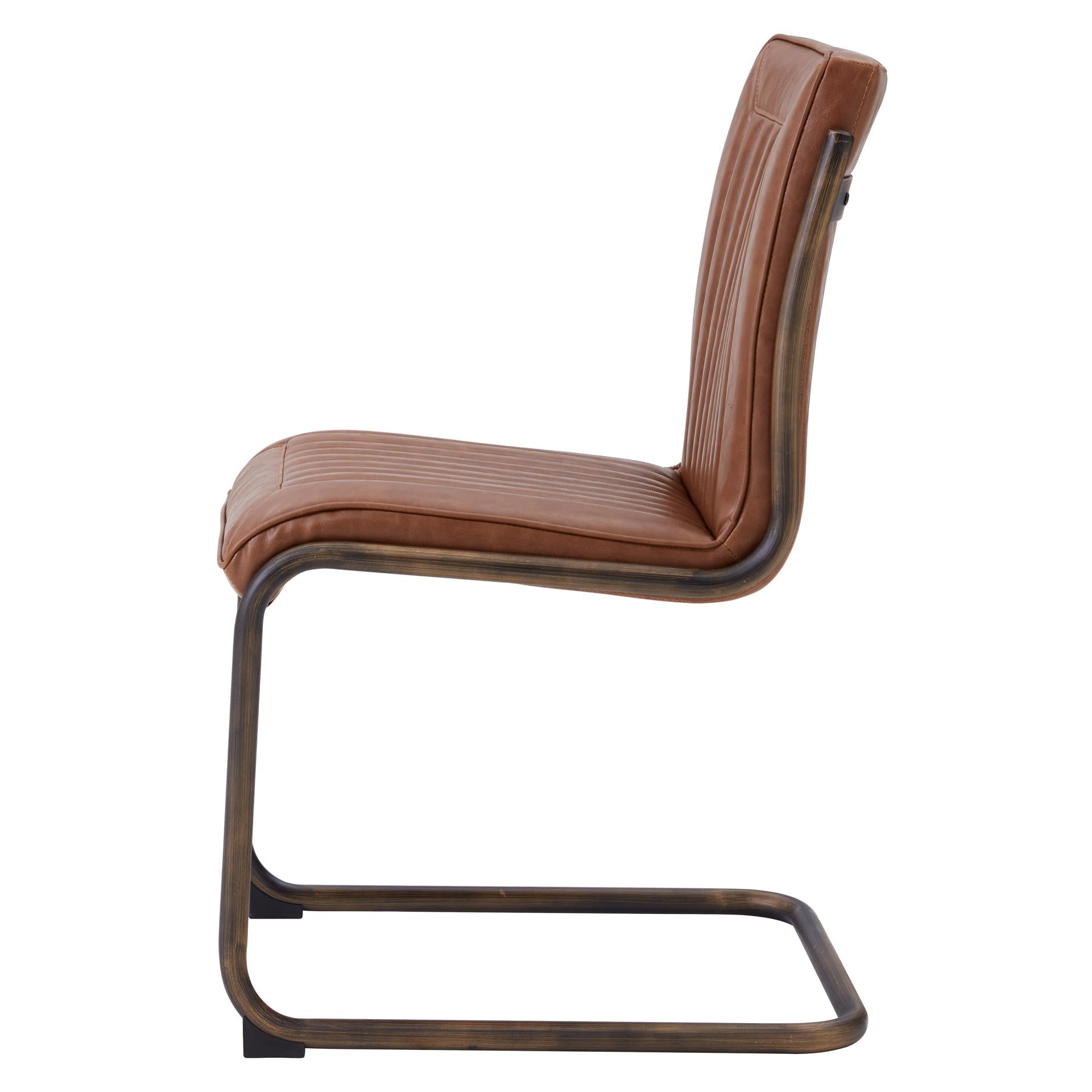 Cooper Dining Side Chair Rubber Gold Frame - What A Room