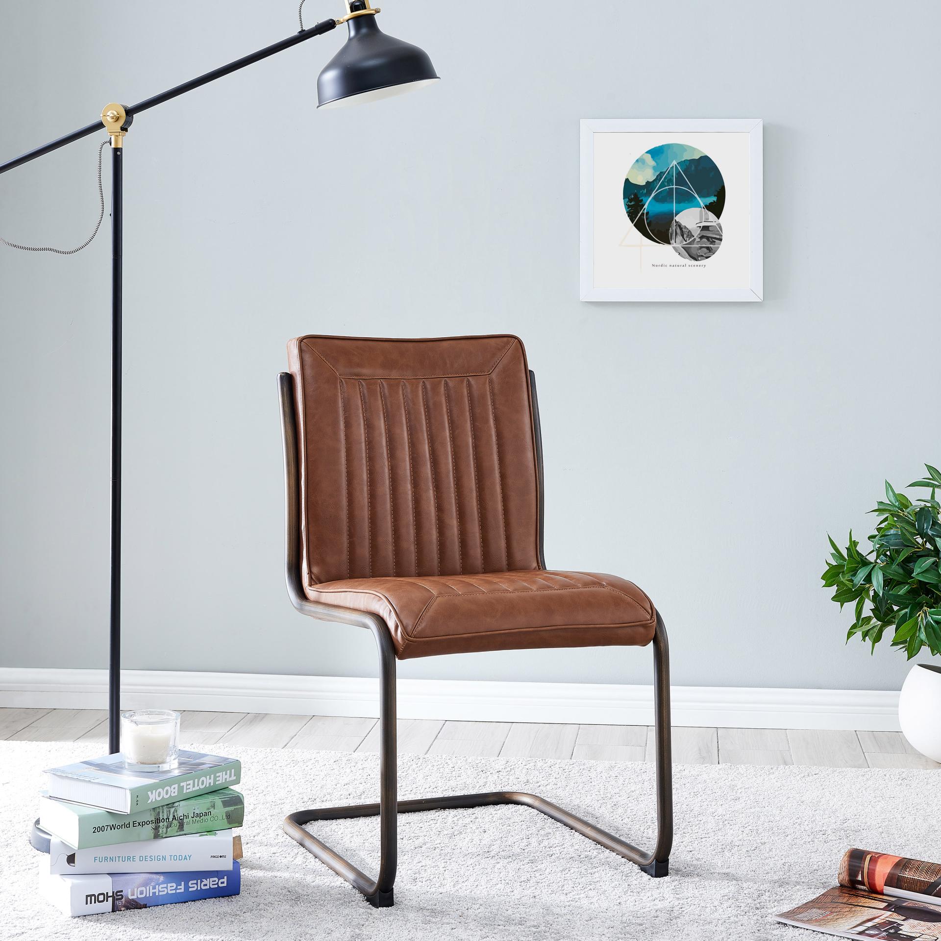 Cooper Dining Side Chair Rubber Gold Frame - What A Room