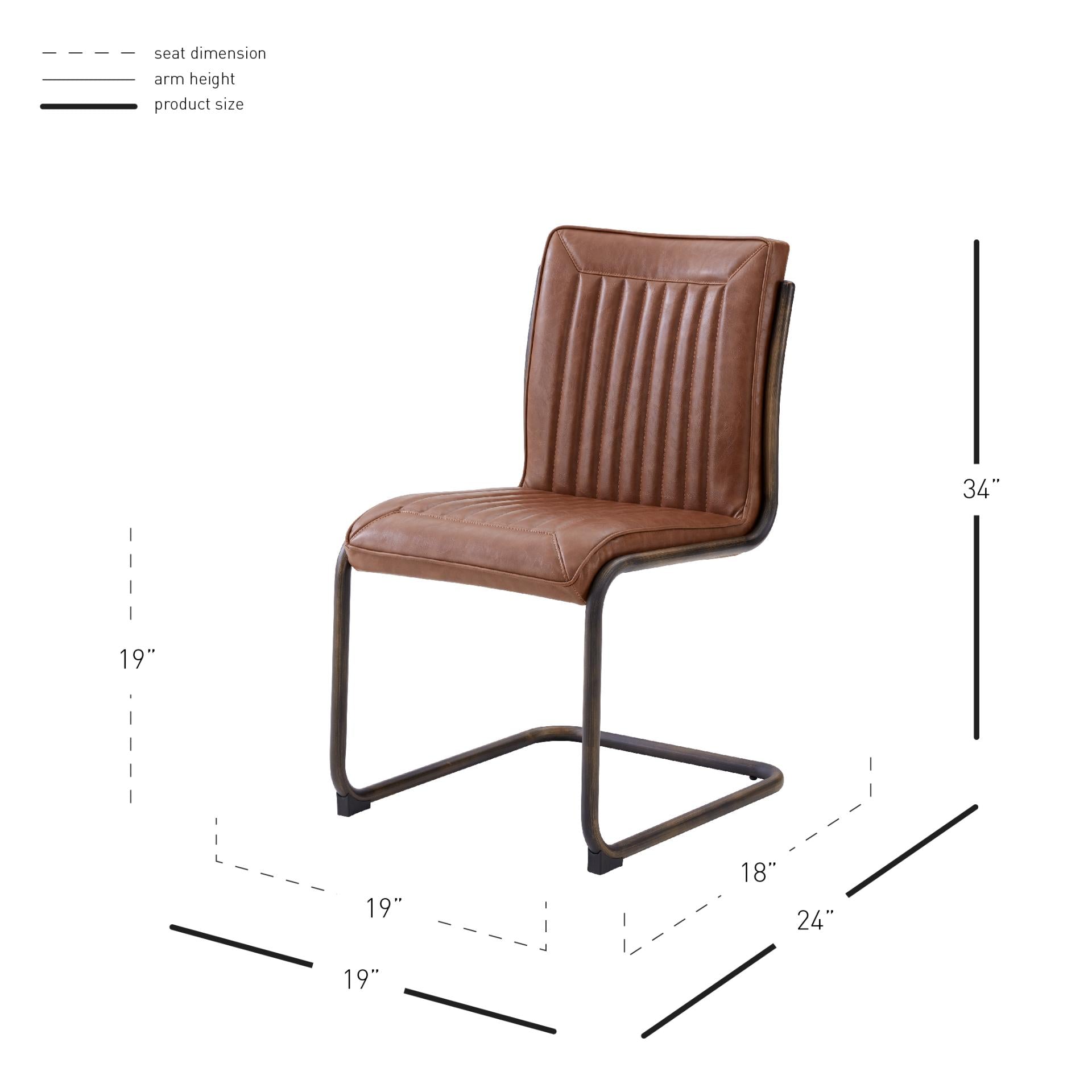 Cooper Dining Side Chair Rubber Gold Frame - What A Room