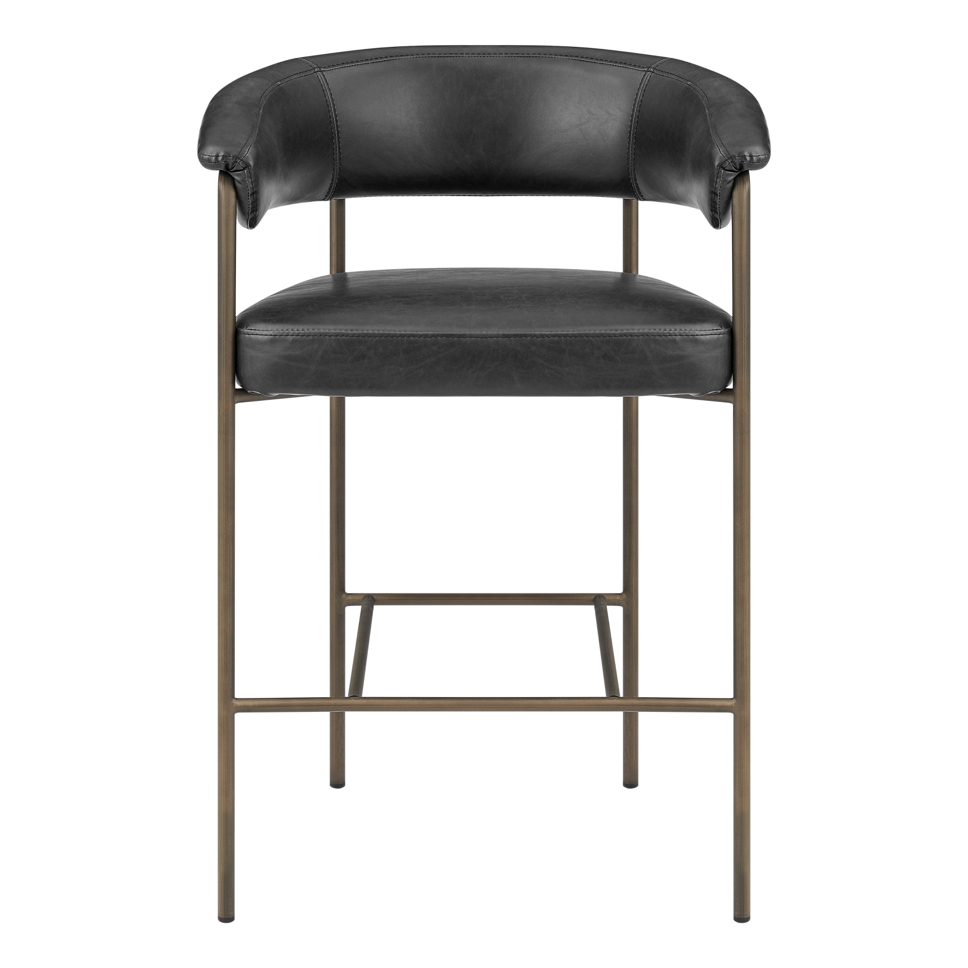 Kaiden Faux Leather Counter Stool (Set of 2) - What A Room