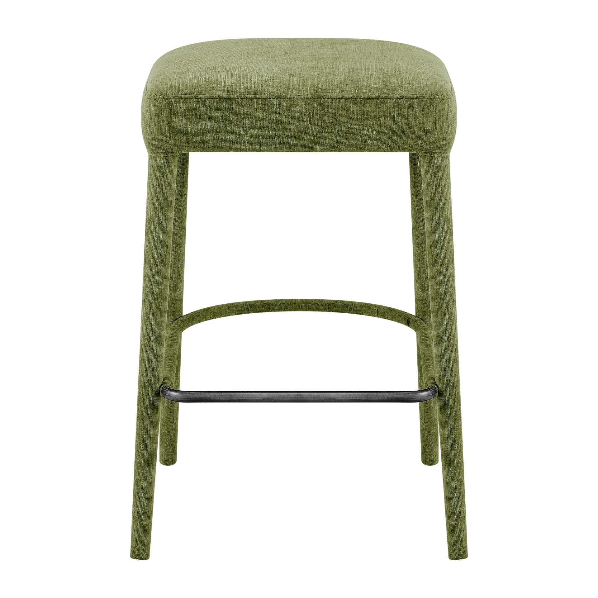 Rylee Chenille Backless Counter Stool (Set of 2) - What A Room