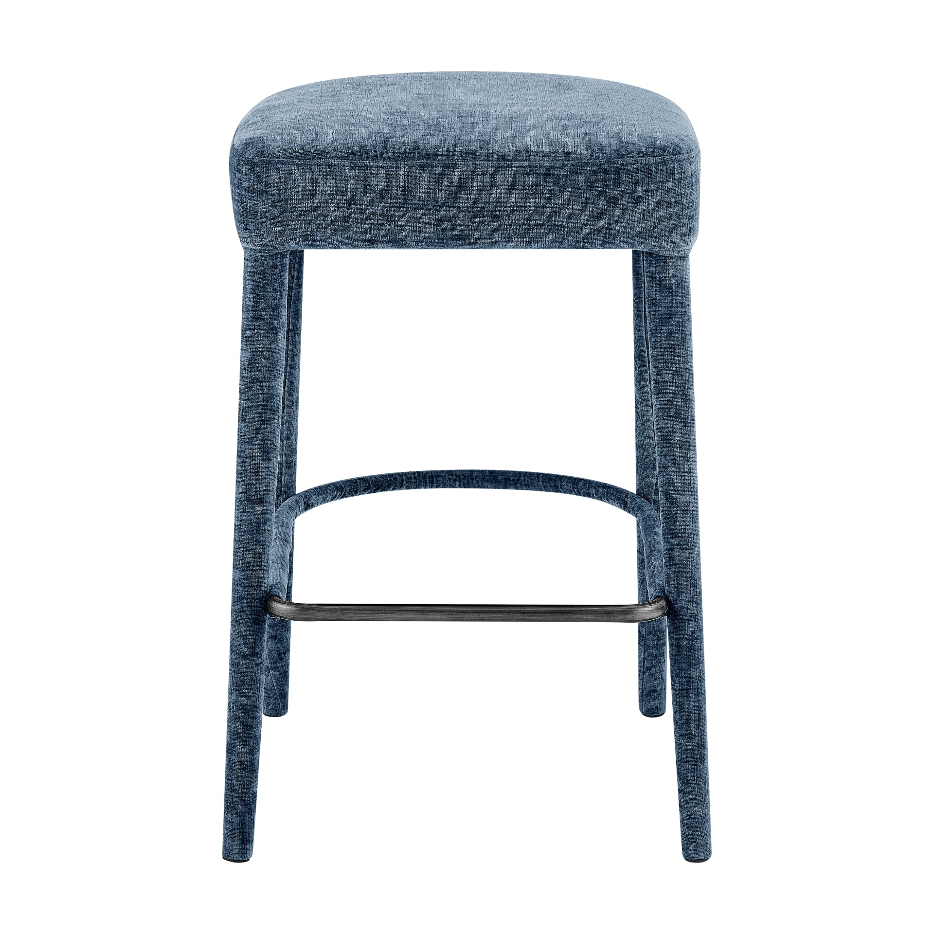Rylee Chenille Backless Counter Stool (Set of 2) - What A Room