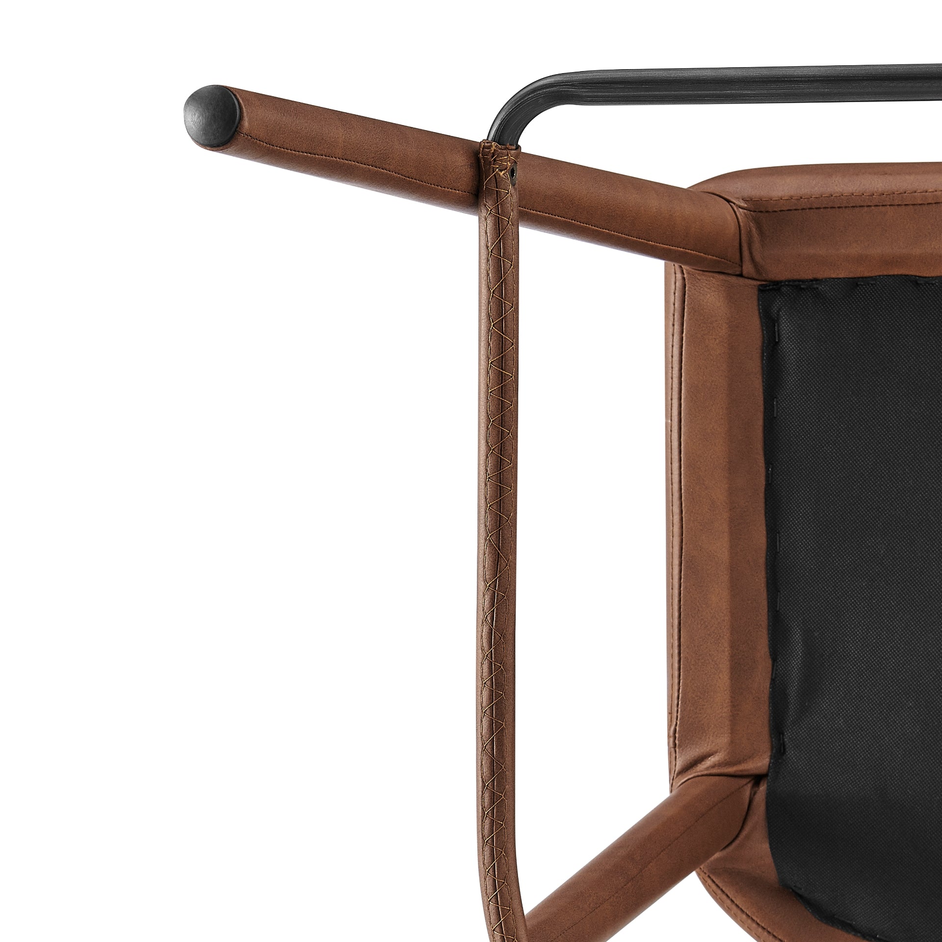 Rylee Faux Leather Backless Counter Stool (Set of 2) - What A Room