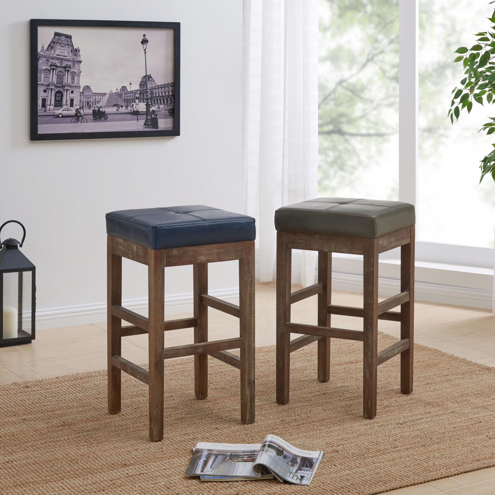 Valencia Bonded Leather Counter Stool - What A Room