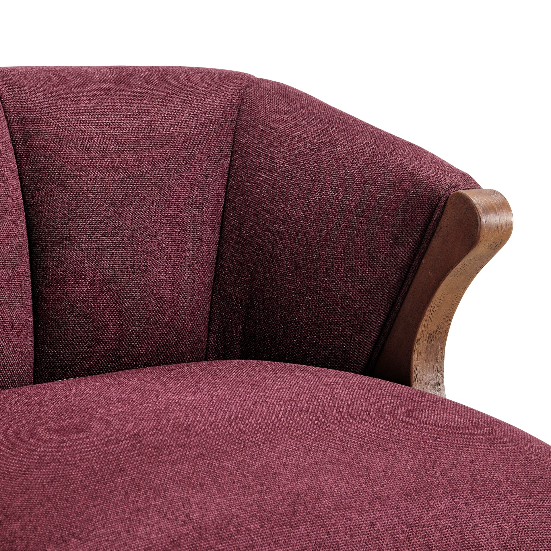 Florence Fabric Accent Chair Brown Legs - What A Room