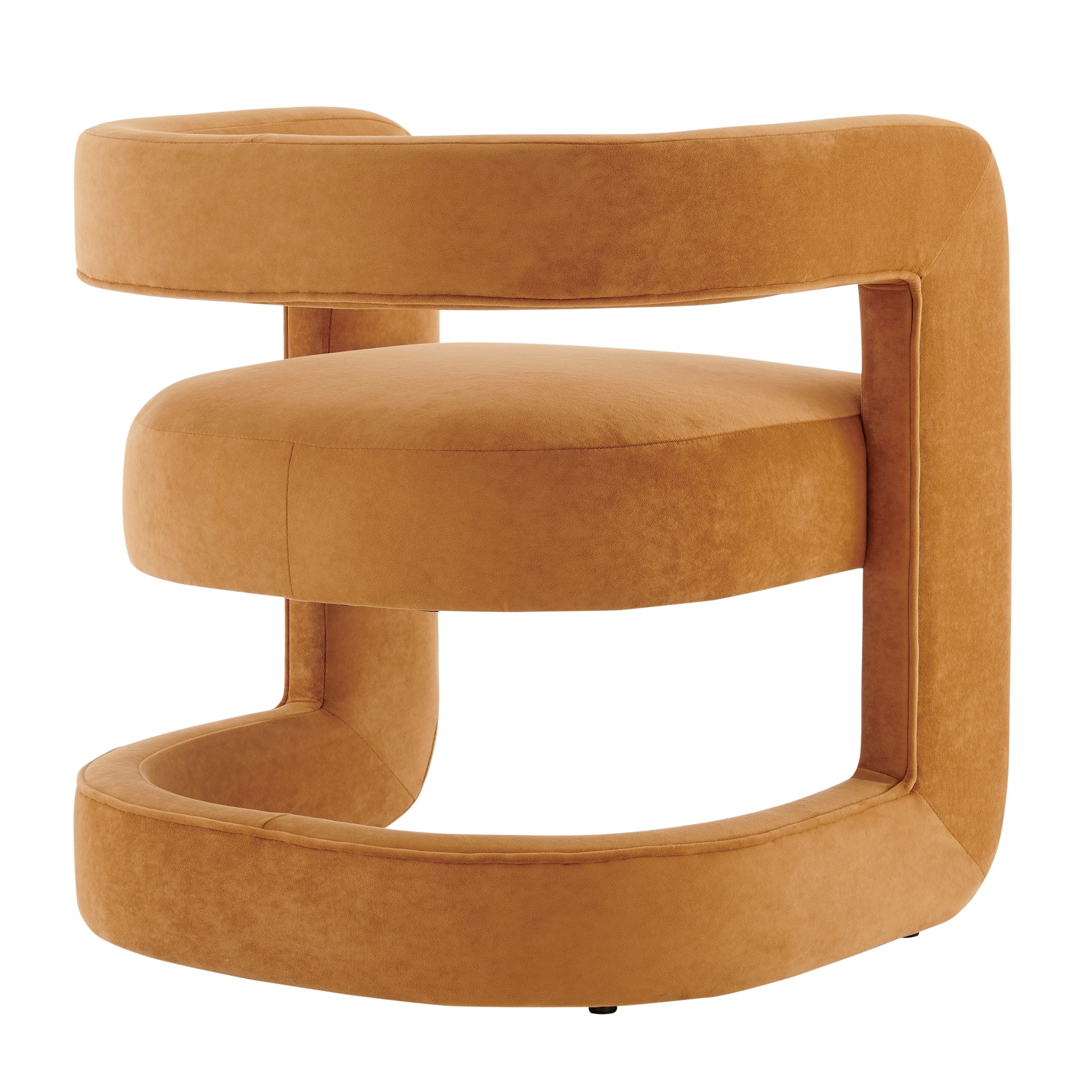 Althea Velvet Accent Arm Chair - What A Room