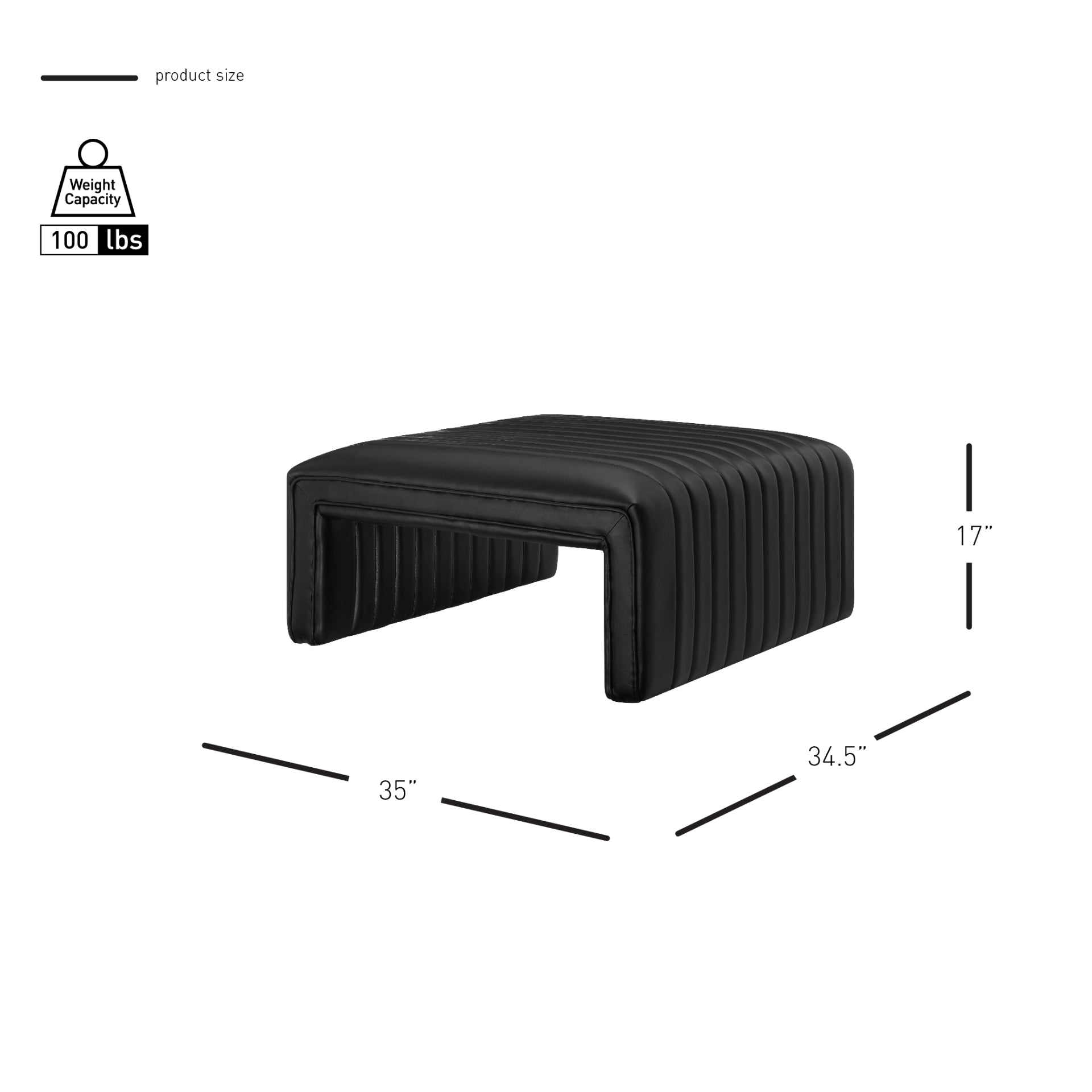 Atkinson  Coffee Table/Ottoman - What A Room
