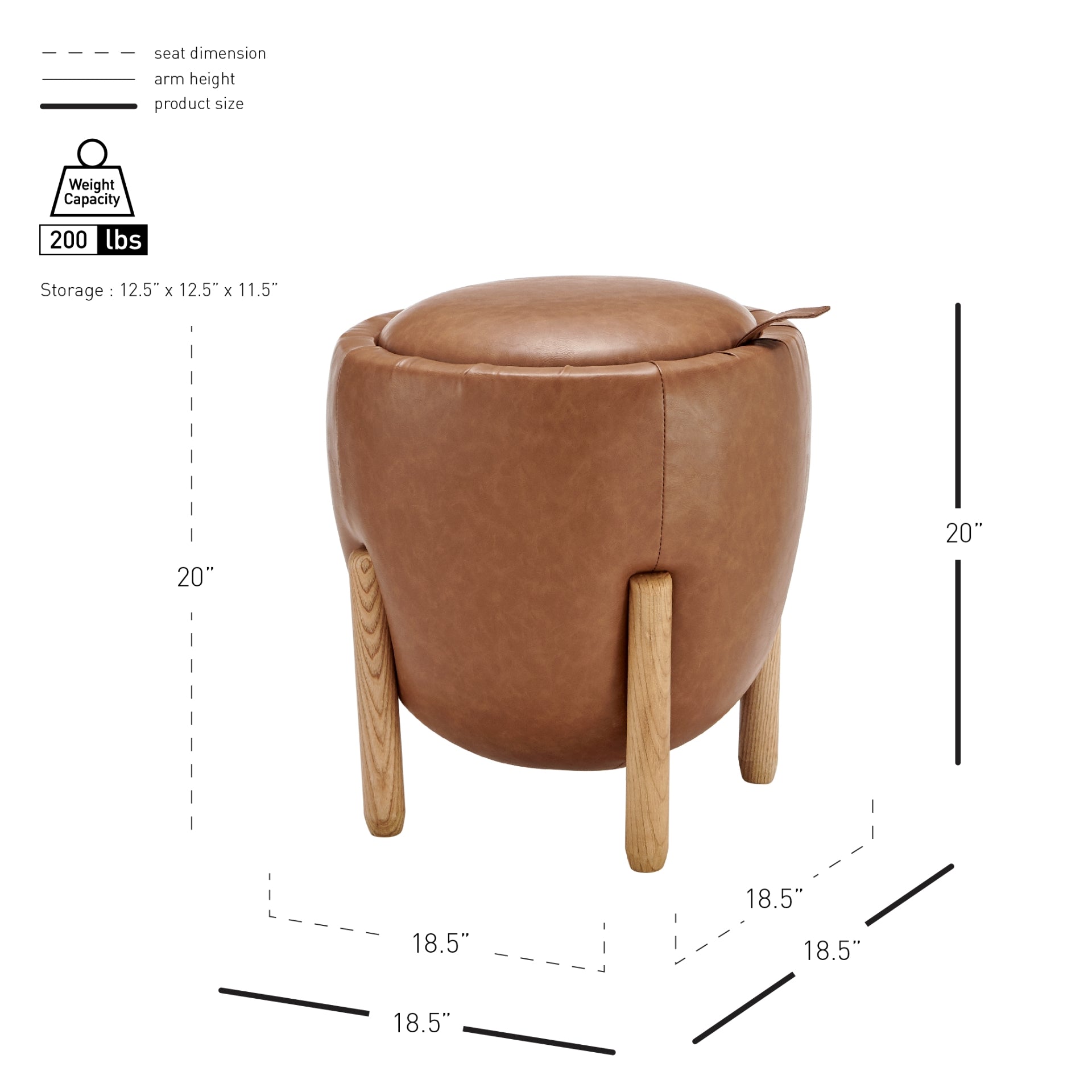 Murphy  Storage Ottoman - What A Room