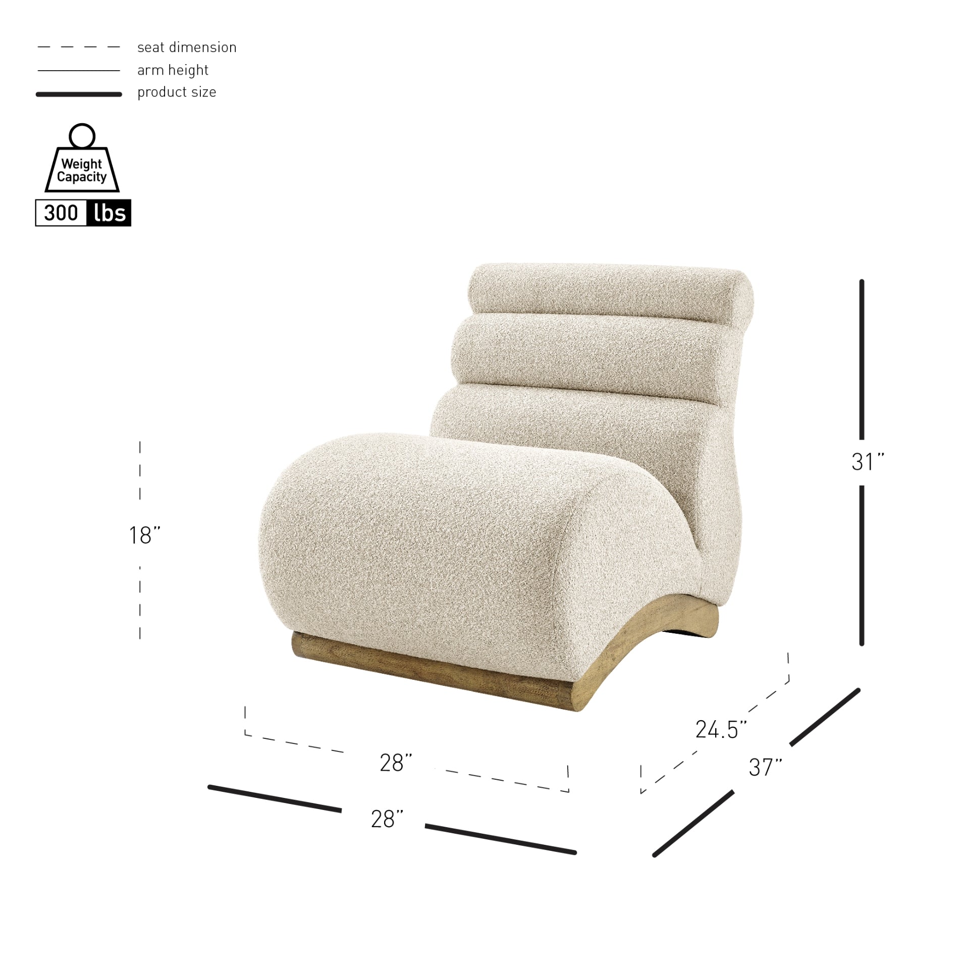 Lucius Boucle Accent Chair - What A Room