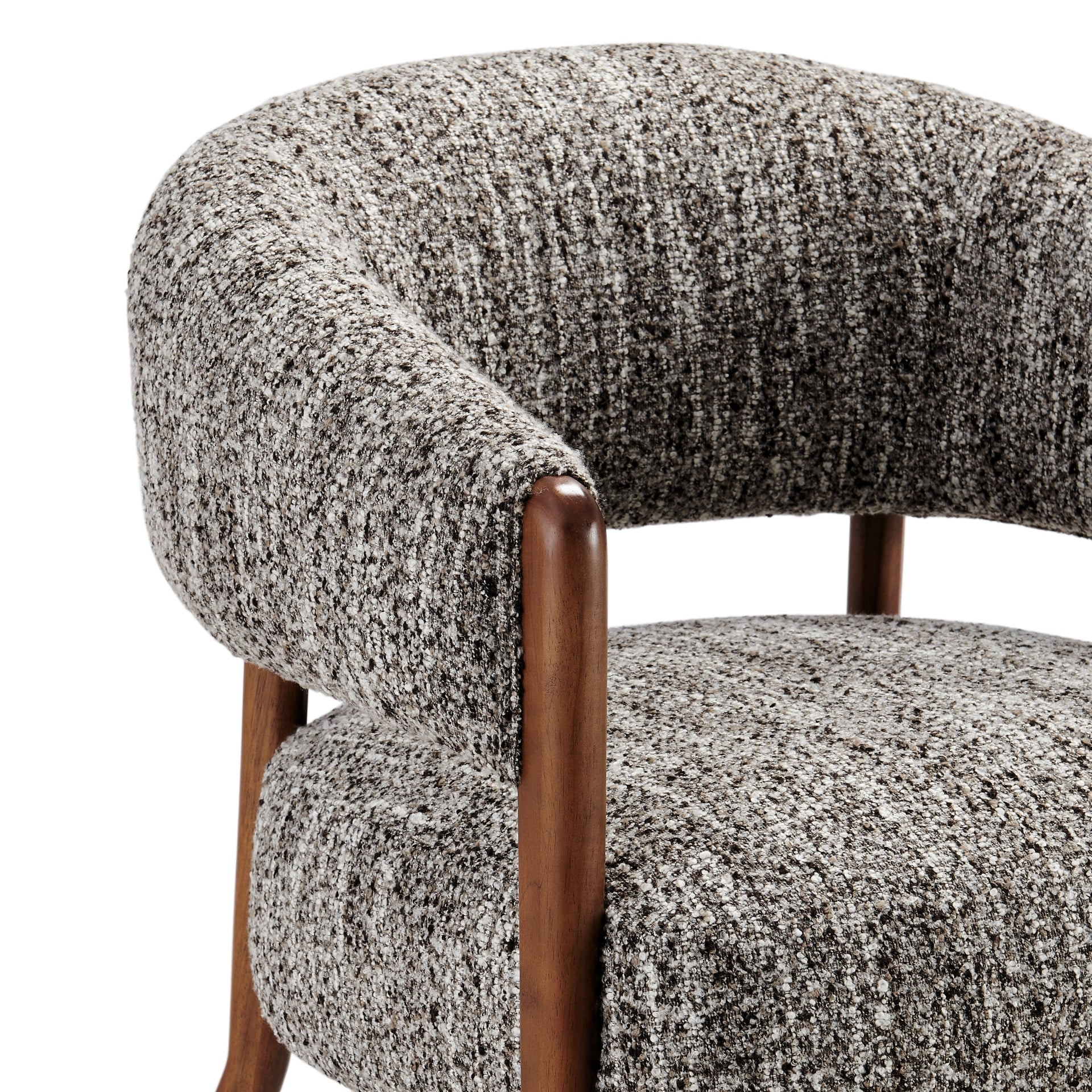 Mayla Boucle Accent Arm Chair - What A Room
