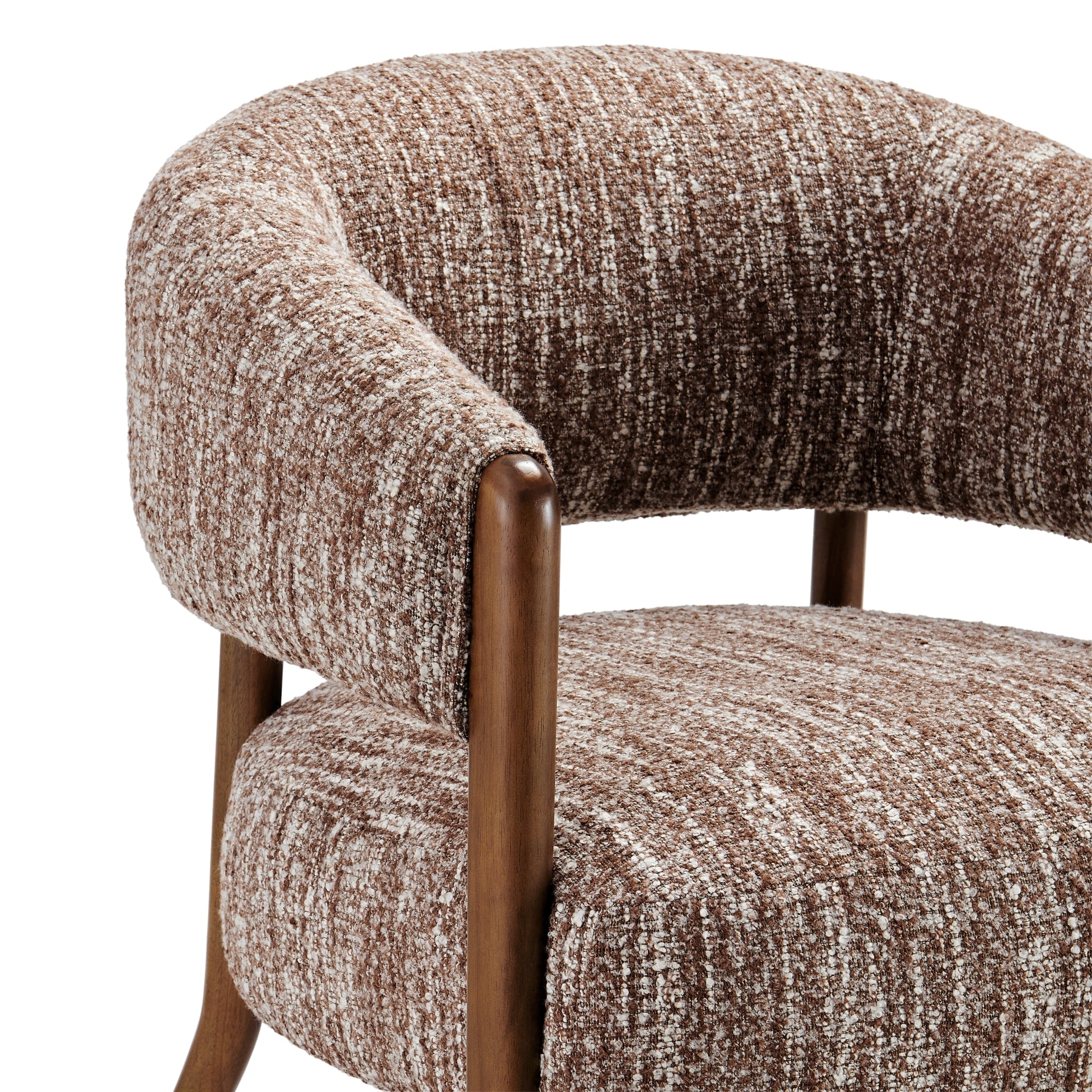 Mayla Boucle Accent Arm Chair - What A Room