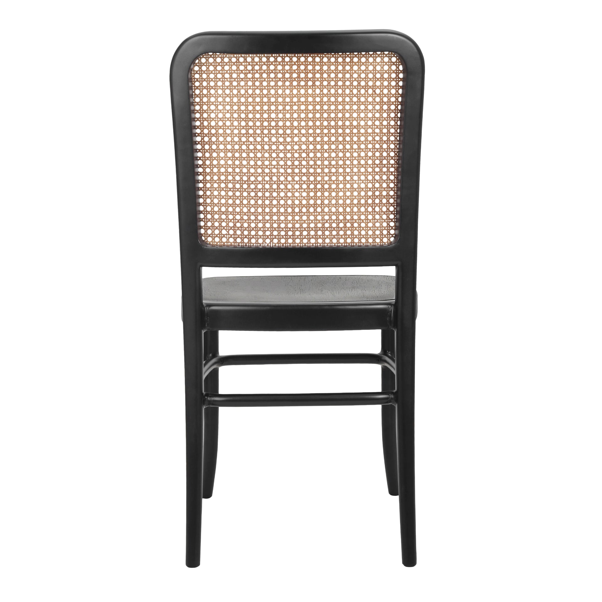 Sonora Rattan Dining Side Chair Wood Seat (Set of 2) - What A Room