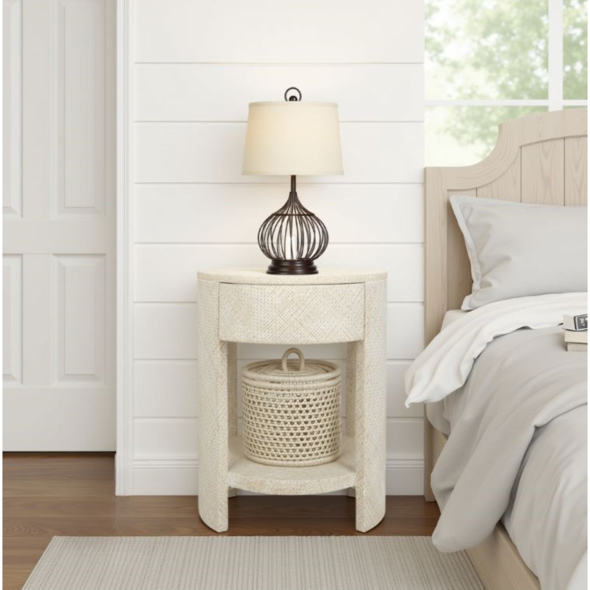 Zivon Round Nightstand/Side Table - What A Room