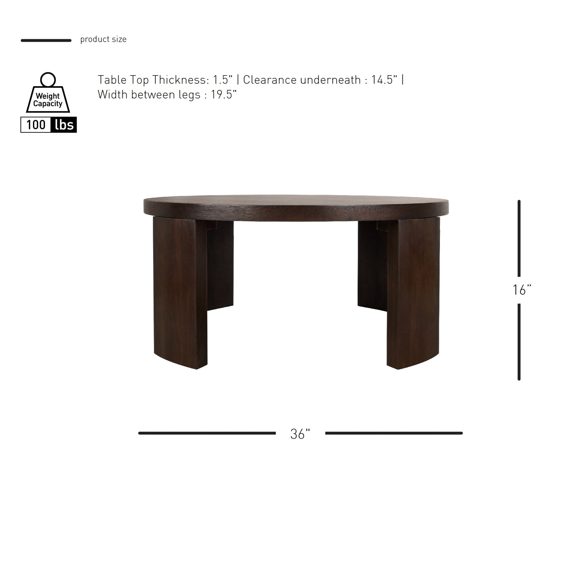 Londyn Round Coffee Table - What A Room