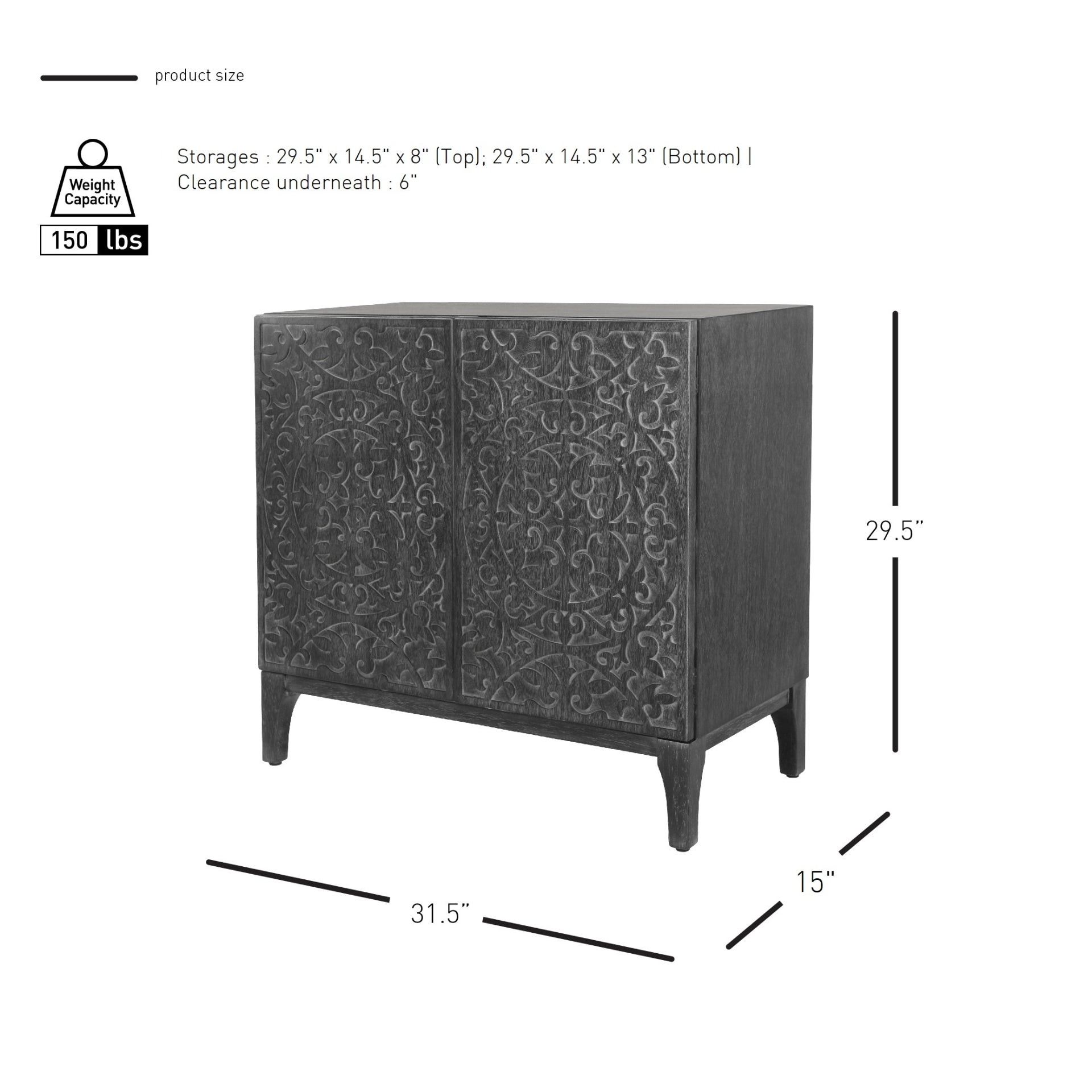 Margie  Cabinet 2 Doors - What A Room