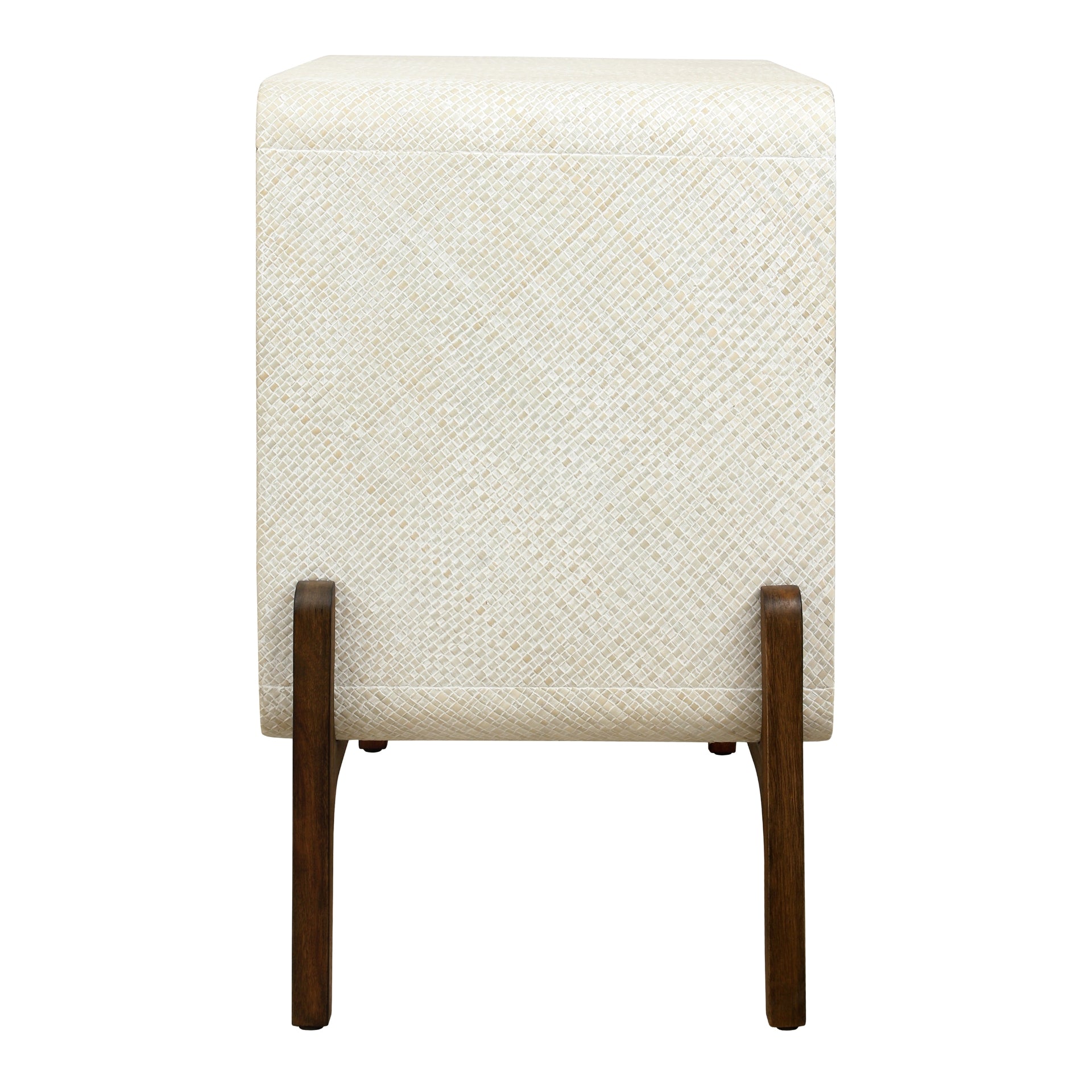 Lotie Nightstand/Side Table 2 Drawers Walnut Legs - What A Room