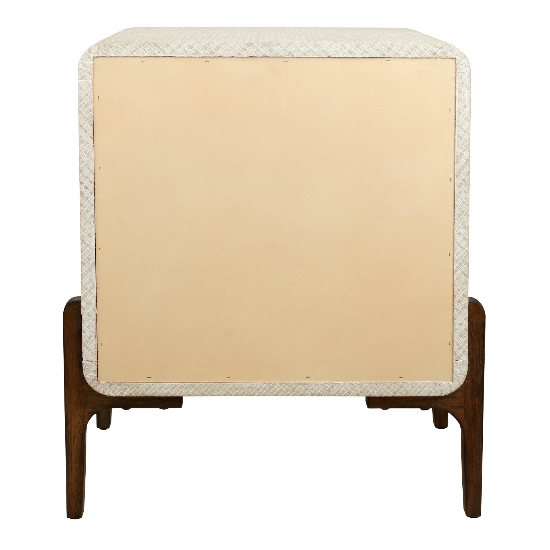 Lotie Nightstand/Side Table 2 Drawers Walnut Legs - What A Room