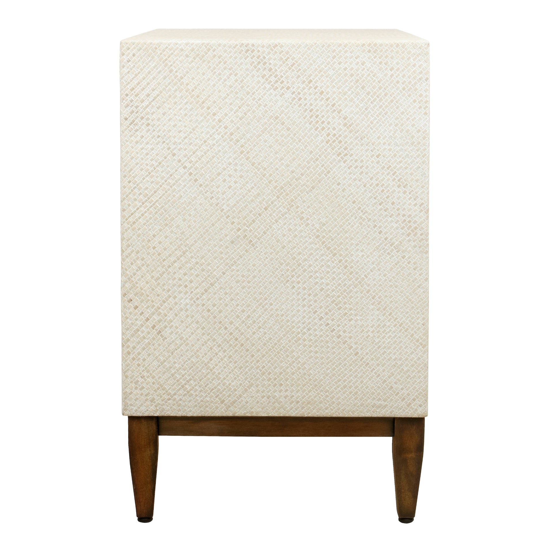 Brinley Nightstand/Side Table 3 Drawers Walnut Legs - What A Room