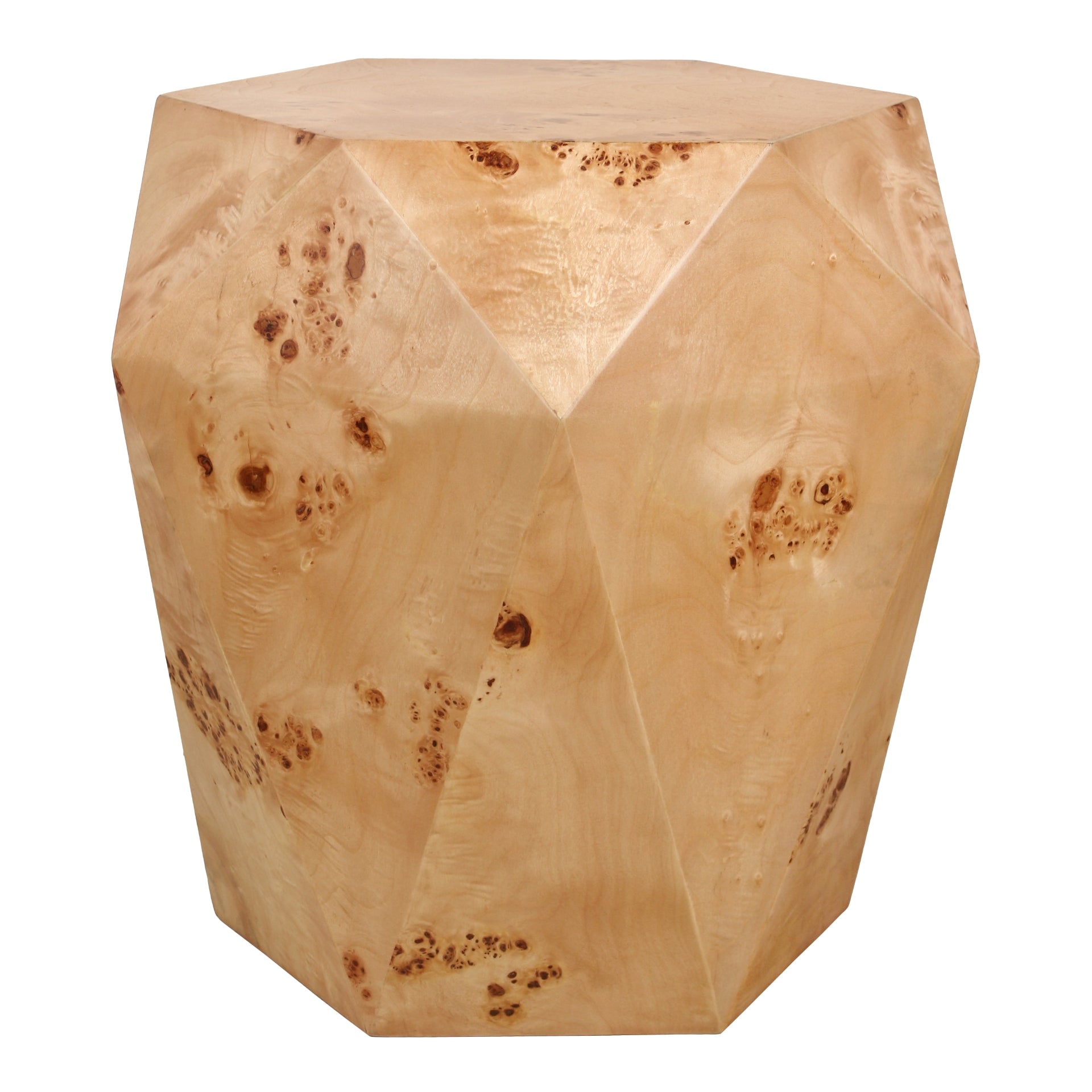 Malva Burl Wood Side/End Table - What A Room