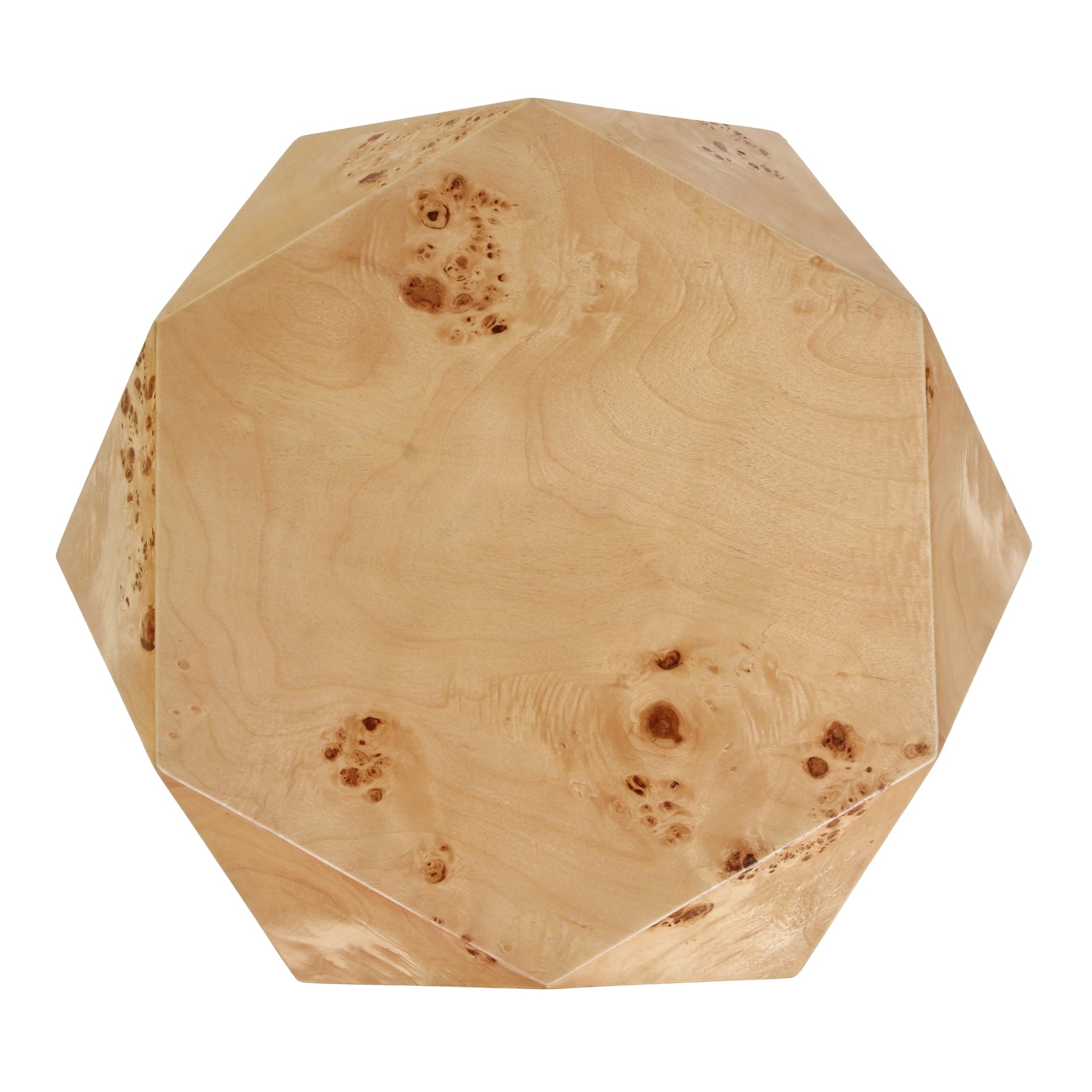 Malva Burl Wood Side/End Table - What A Room