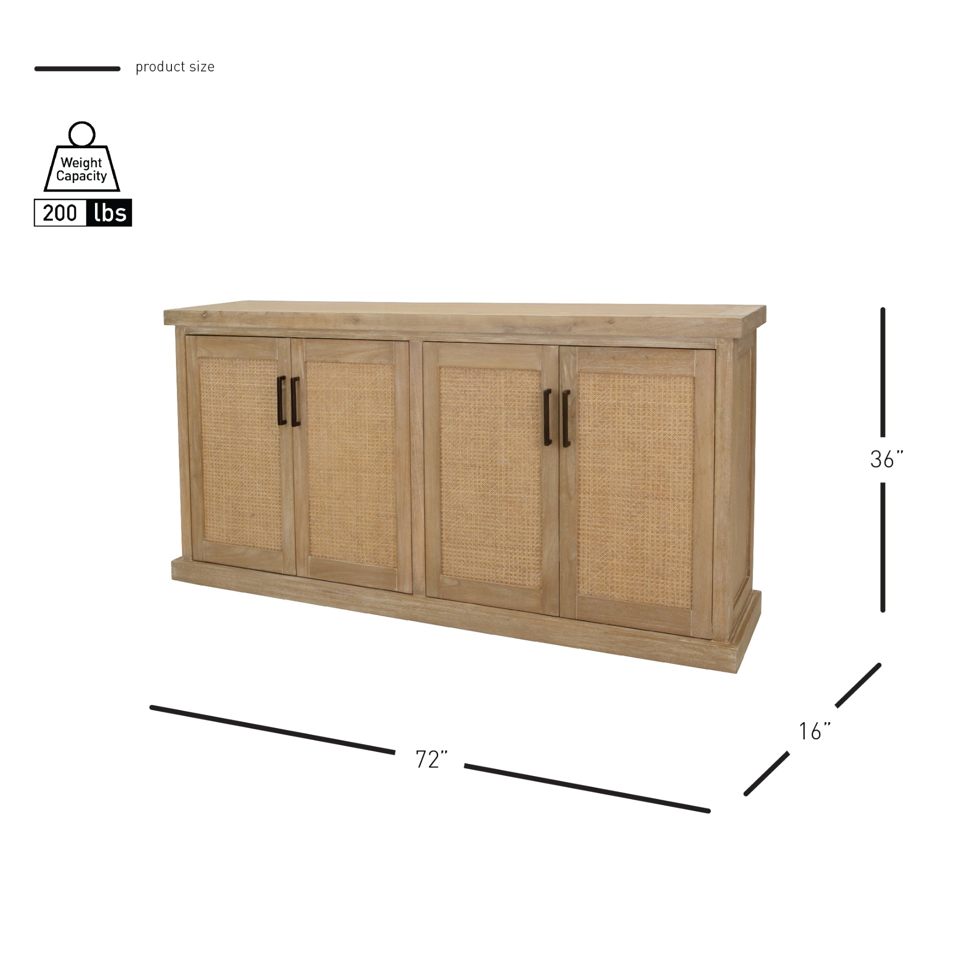 Armoni Buffet/Sideboard 4 Doors - What A Room