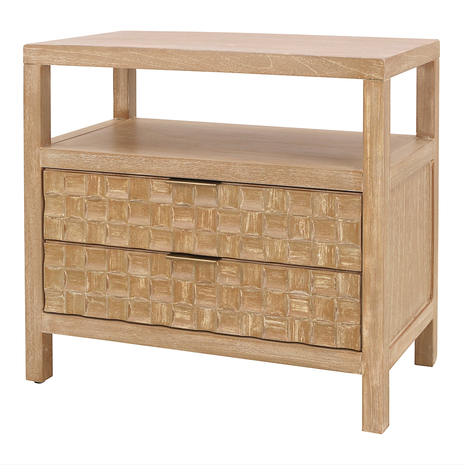 Terrena Nightstand/Side Table 2 Drawers - What A Room