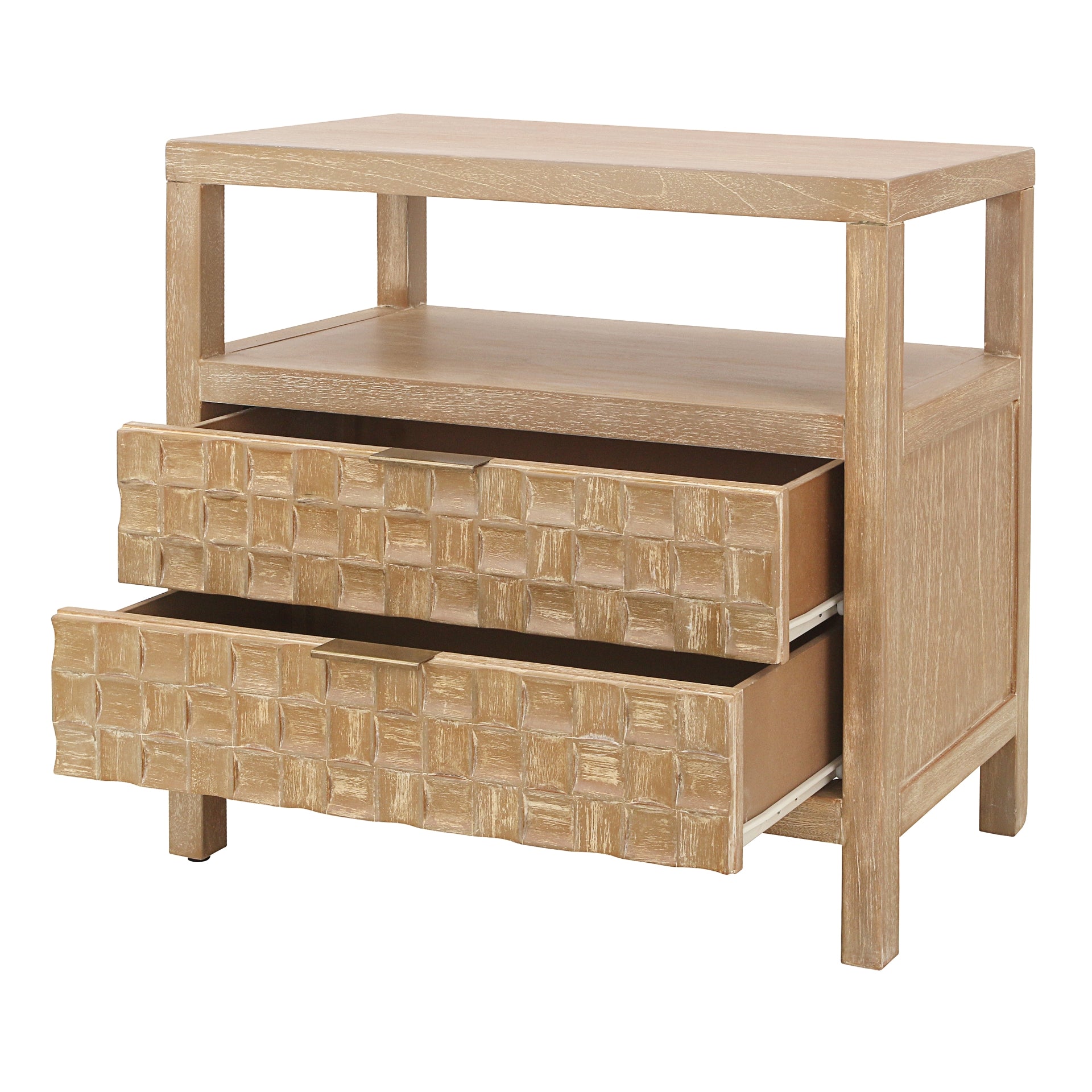 Terrena Nightstand/Side Table 2 Drawers - What A Room