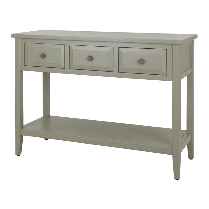 Wexford Console Table 3 Drawers w/ Shelf - What A Room