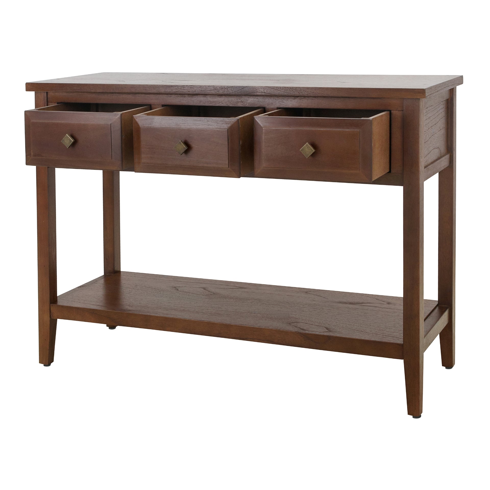 Wexford Console Table 3 Drawers w/ Shelf - What A Room