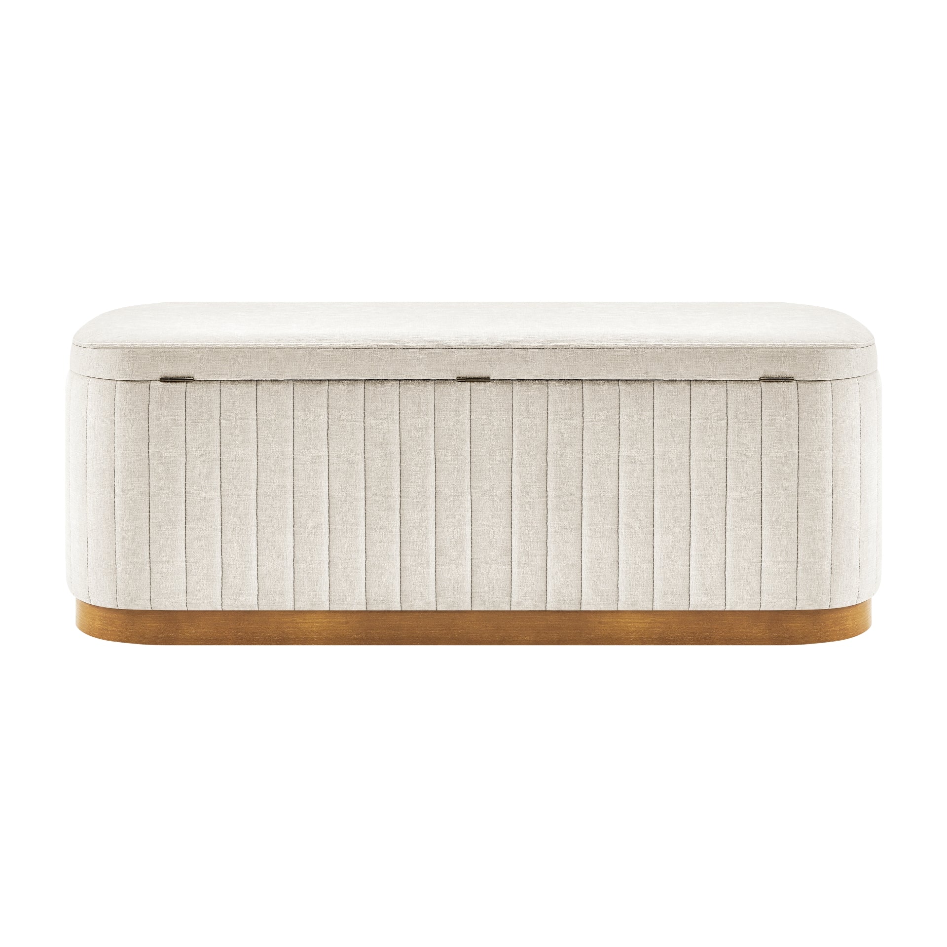 Clinton Chenille Storage Bench - What A Room
