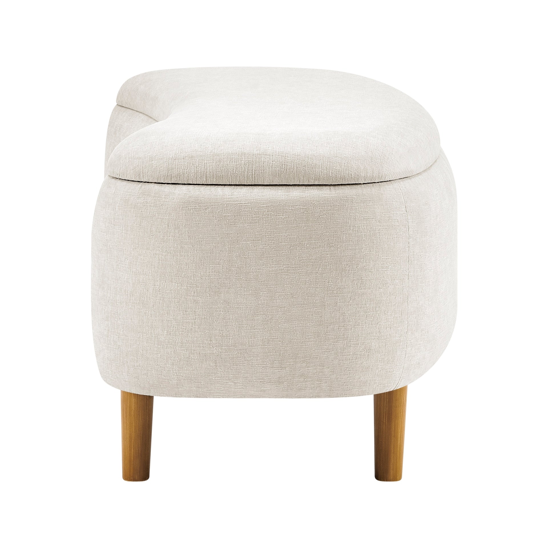 Leony Chenille Storage Bench - What A Room