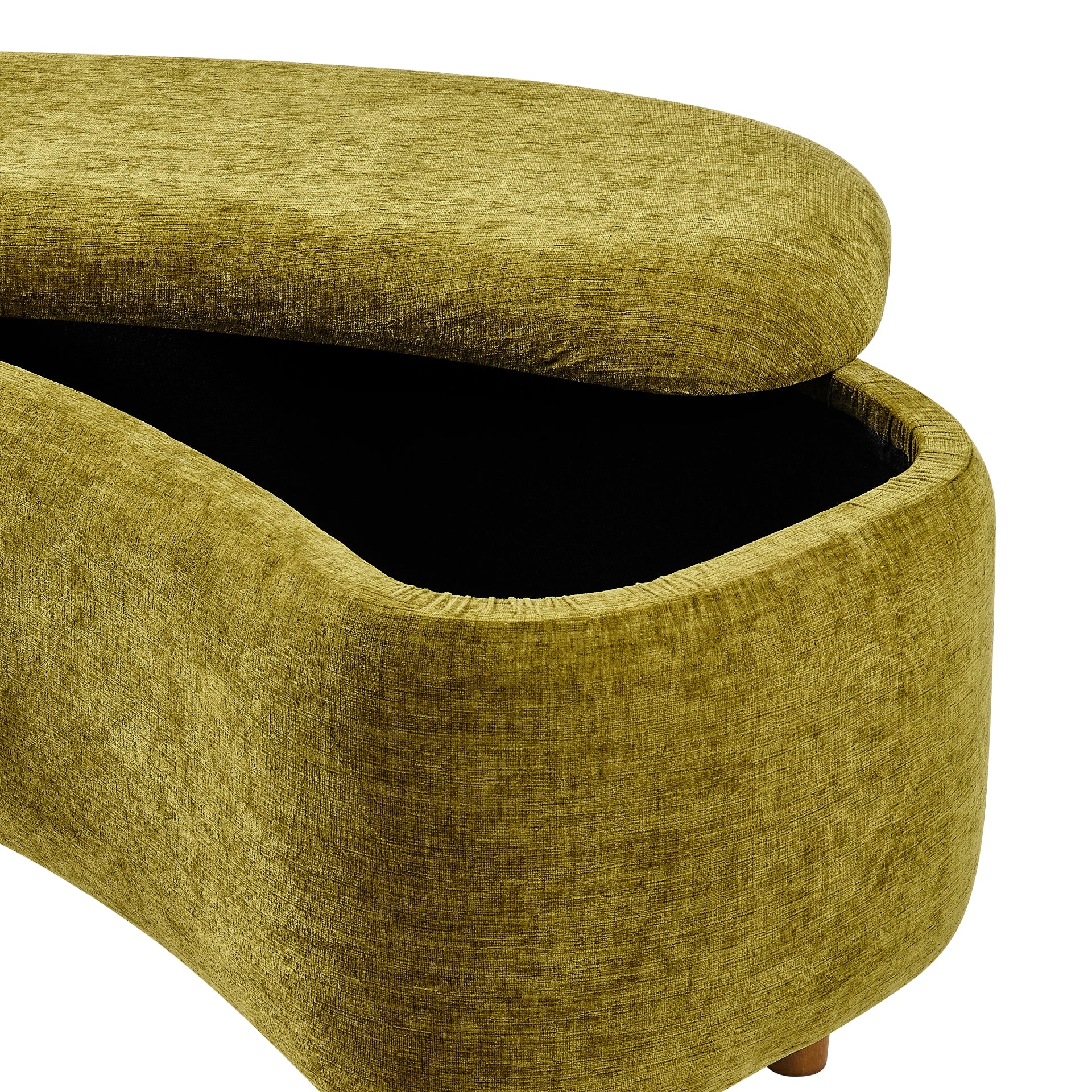 Leony Chenille Storage Bench - What A Room