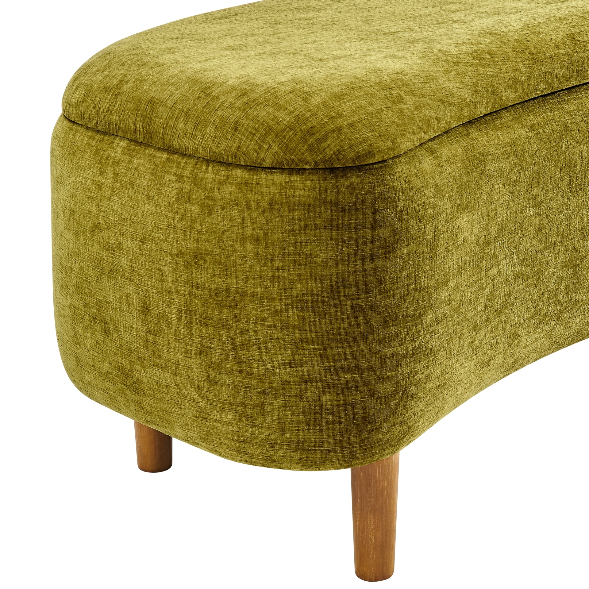 Leony Chenille Storage Bench - What A Room