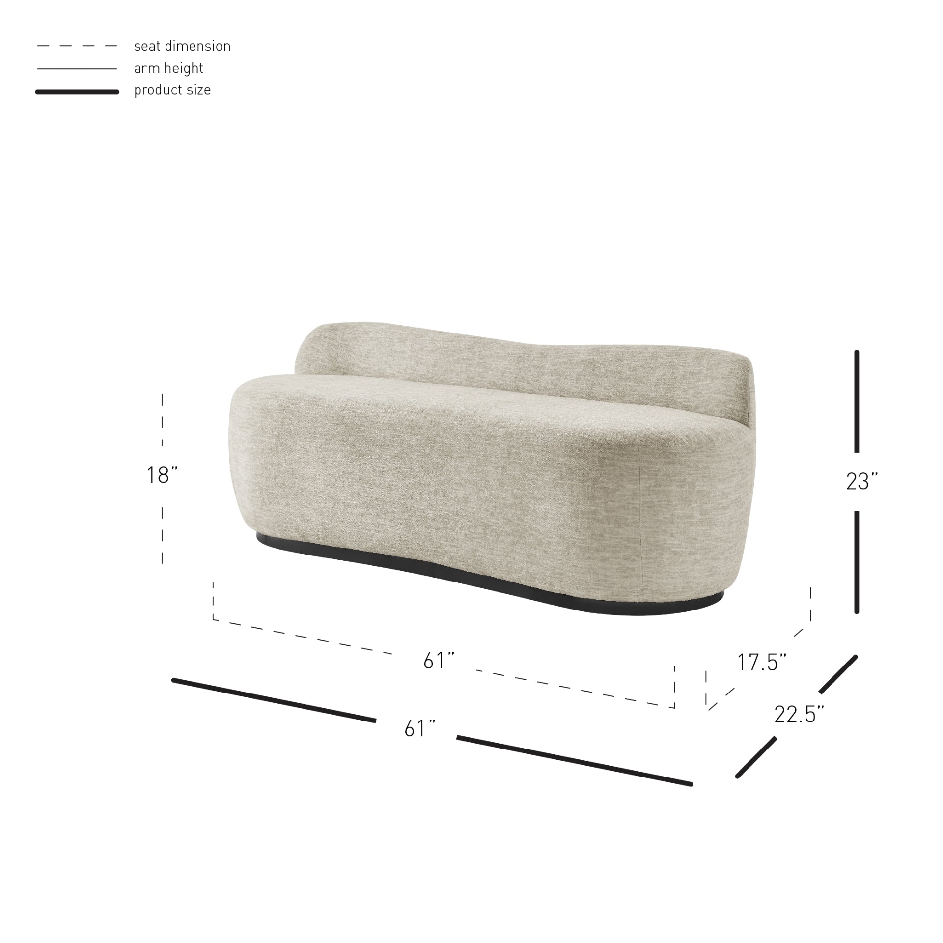 Mandy Fabric Bench - What A Room