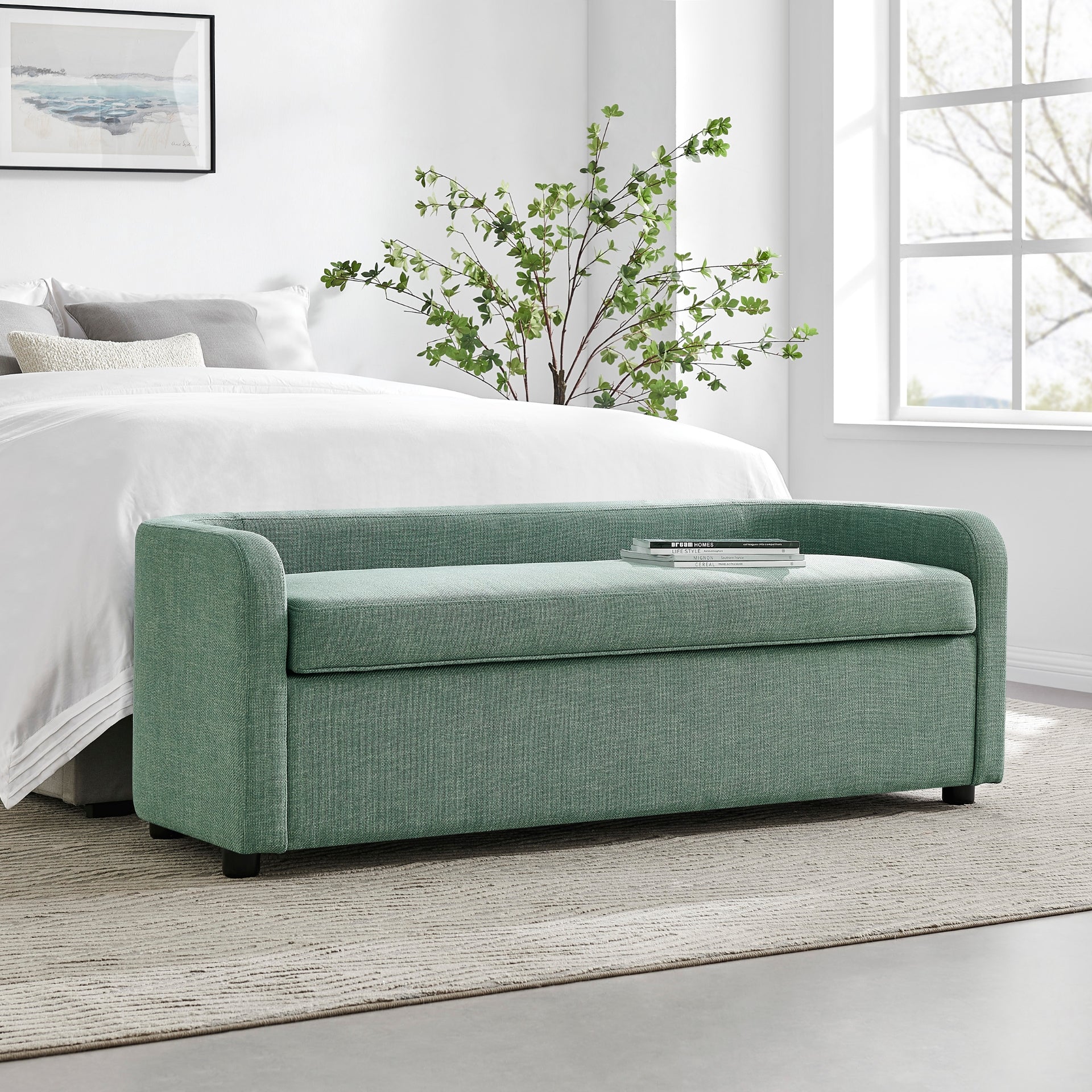Wendy Fabric Storage Bench - What A Room