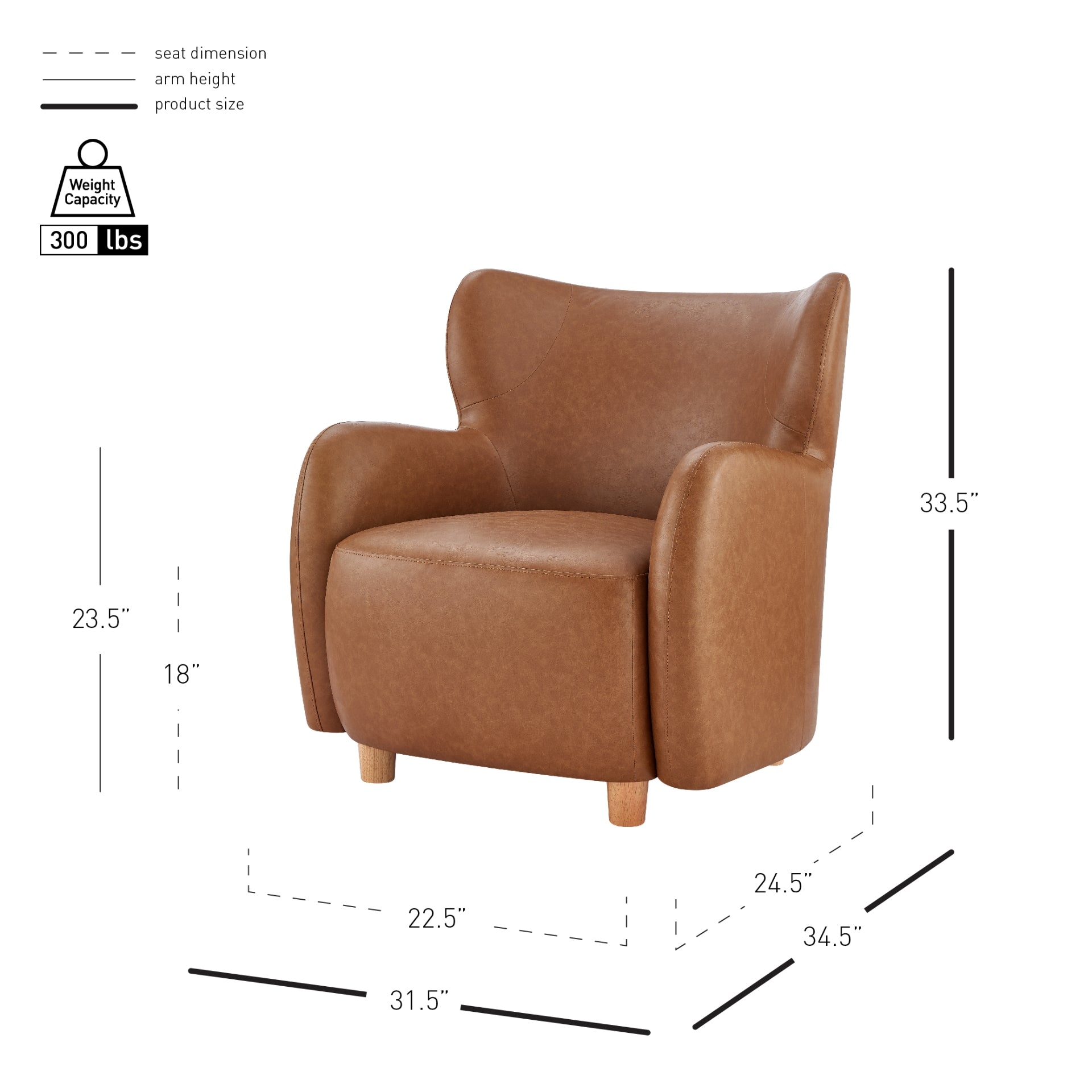 Tiffany Accent Arm Chair - What A Room
