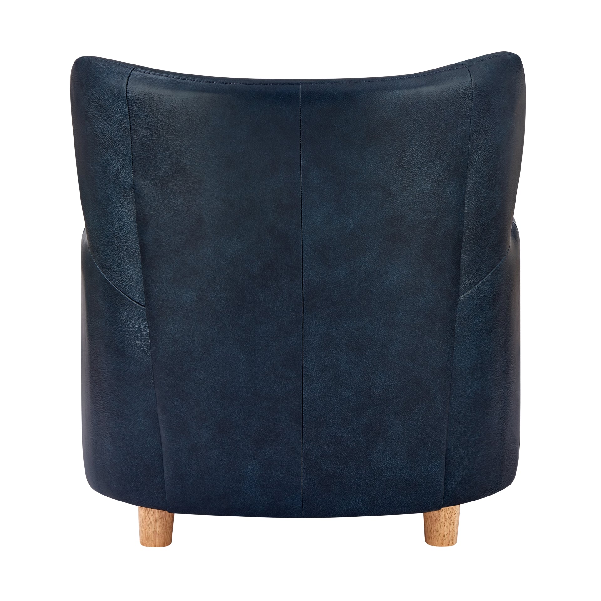 Tiffany Top Grain Leather Accent Arm Chair - What A Room