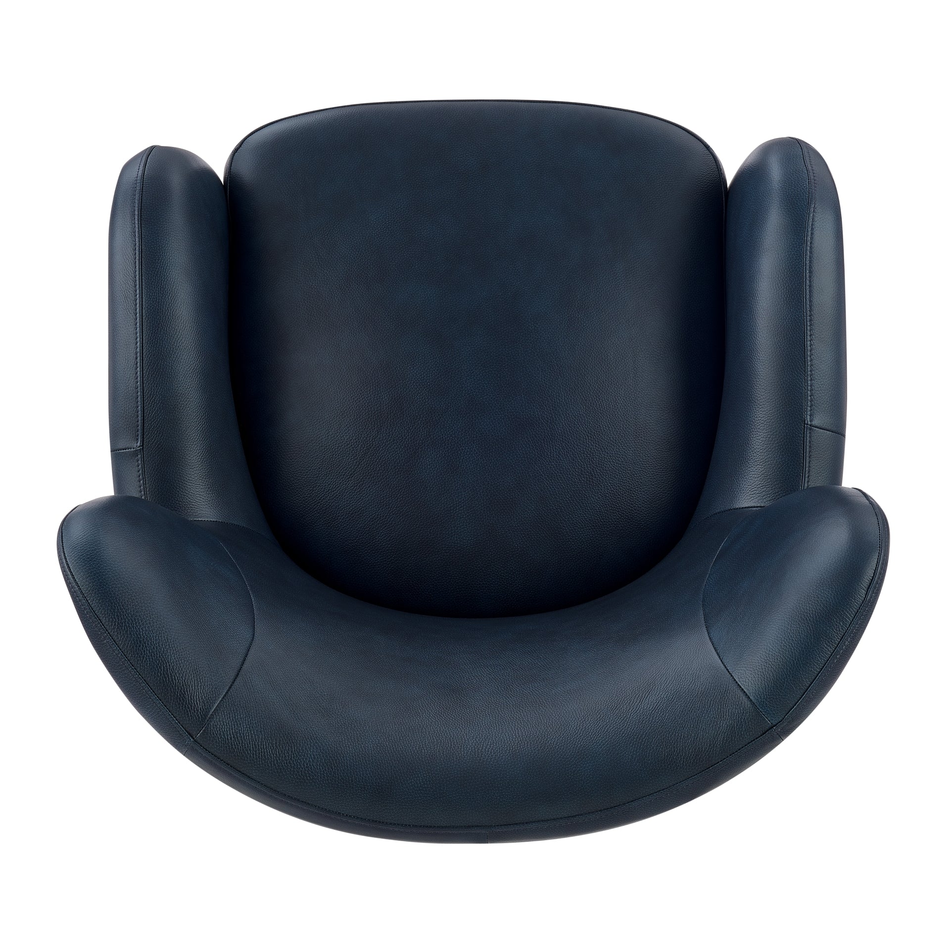 Tiffany Top Grain Leather Accent Arm Chair - What A Room