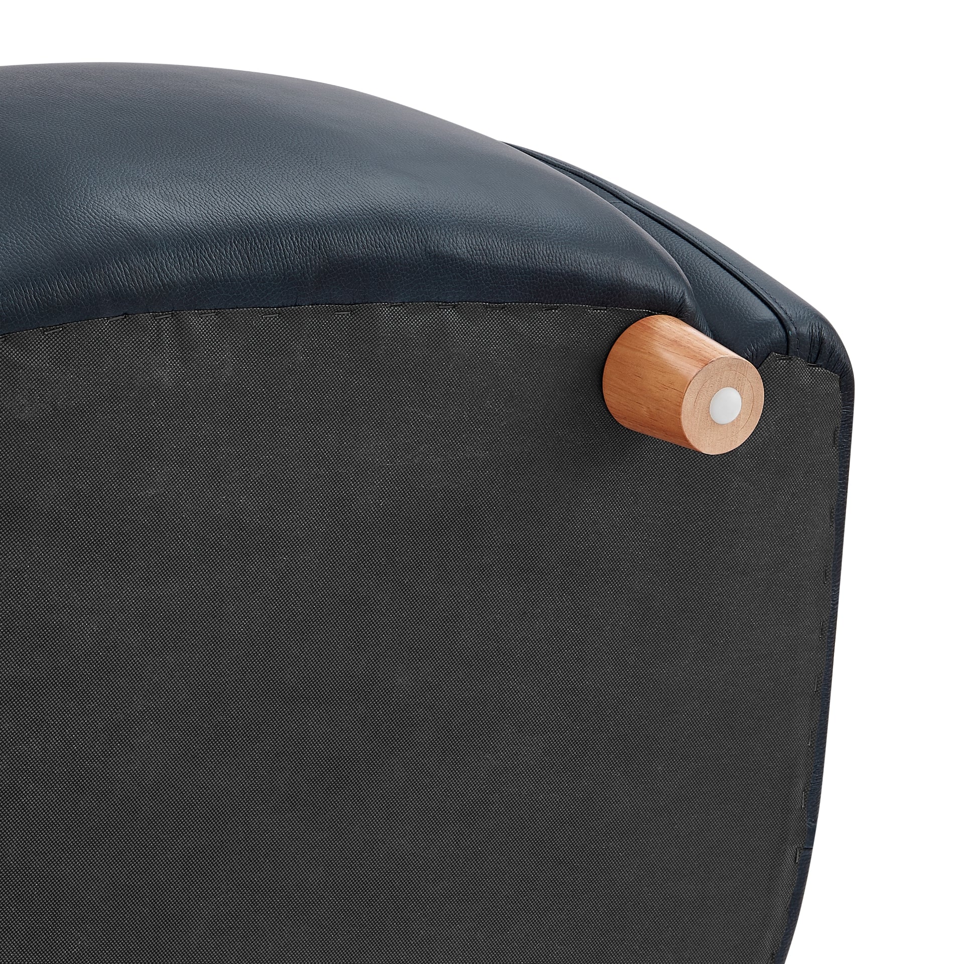 Tiffany Top Grain Leather Accent Arm Chair - What A Room