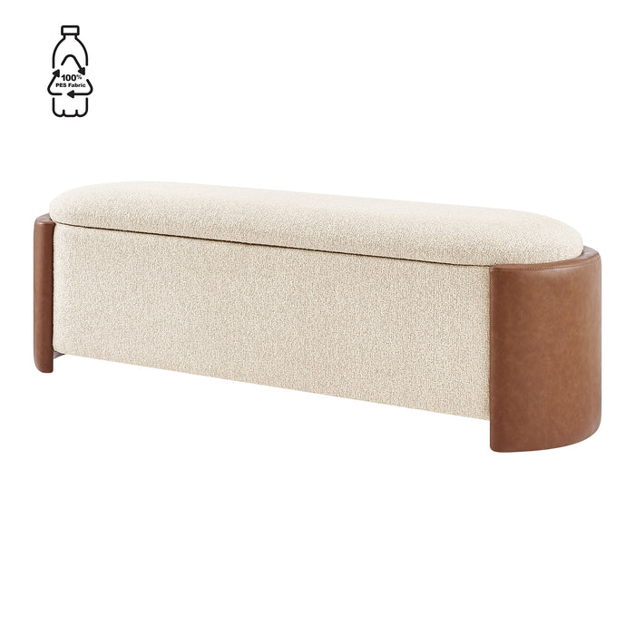 Alyssa Fabric/ Storage Bench - What A Room
