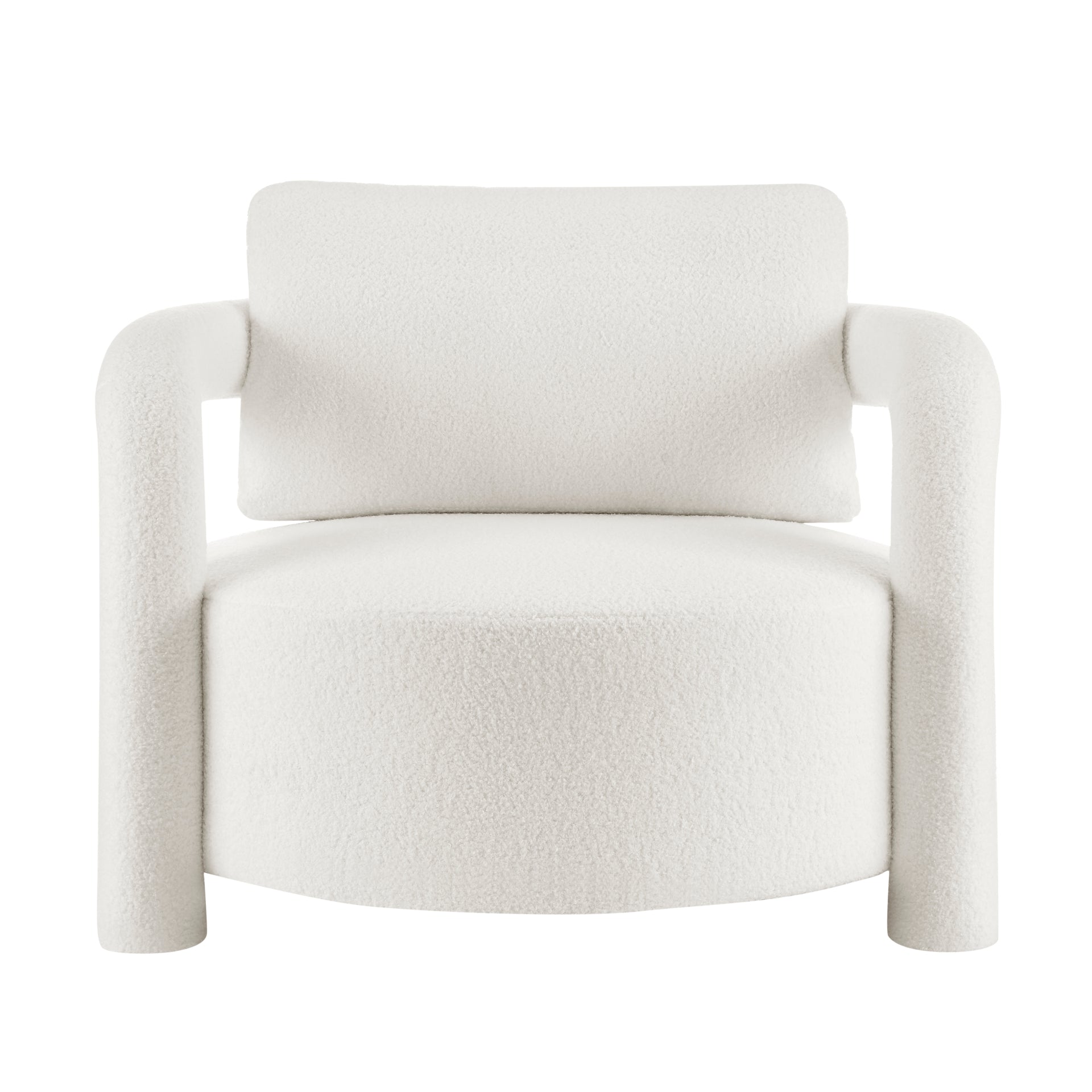 Maisie Faux Shearling Accent Arm Chair - What A Room