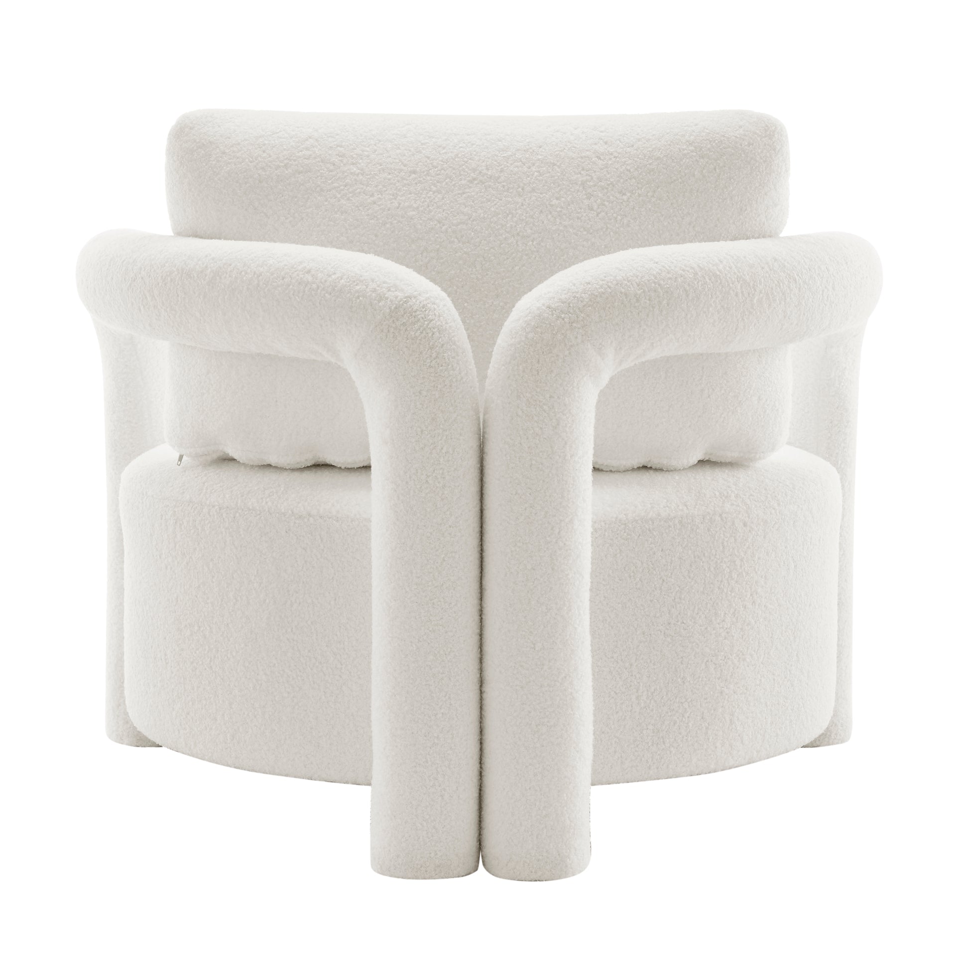 Maisie Faux Shearling Accent Arm Chair - What A Room