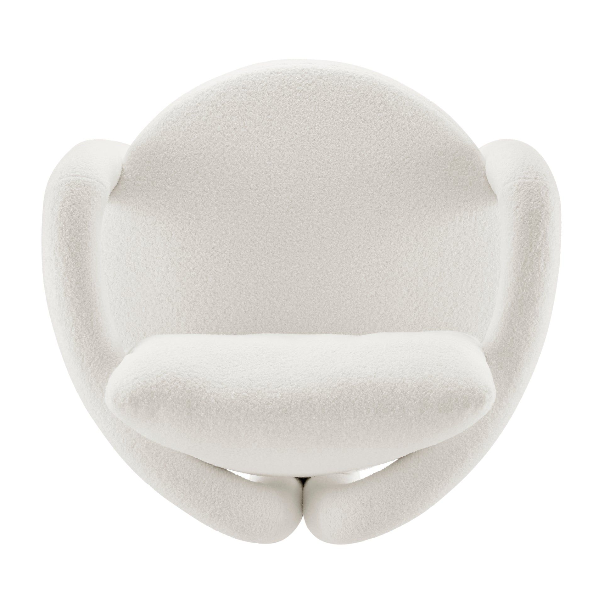 Maisie Faux Shearling Accent Arm Chair - What A Room