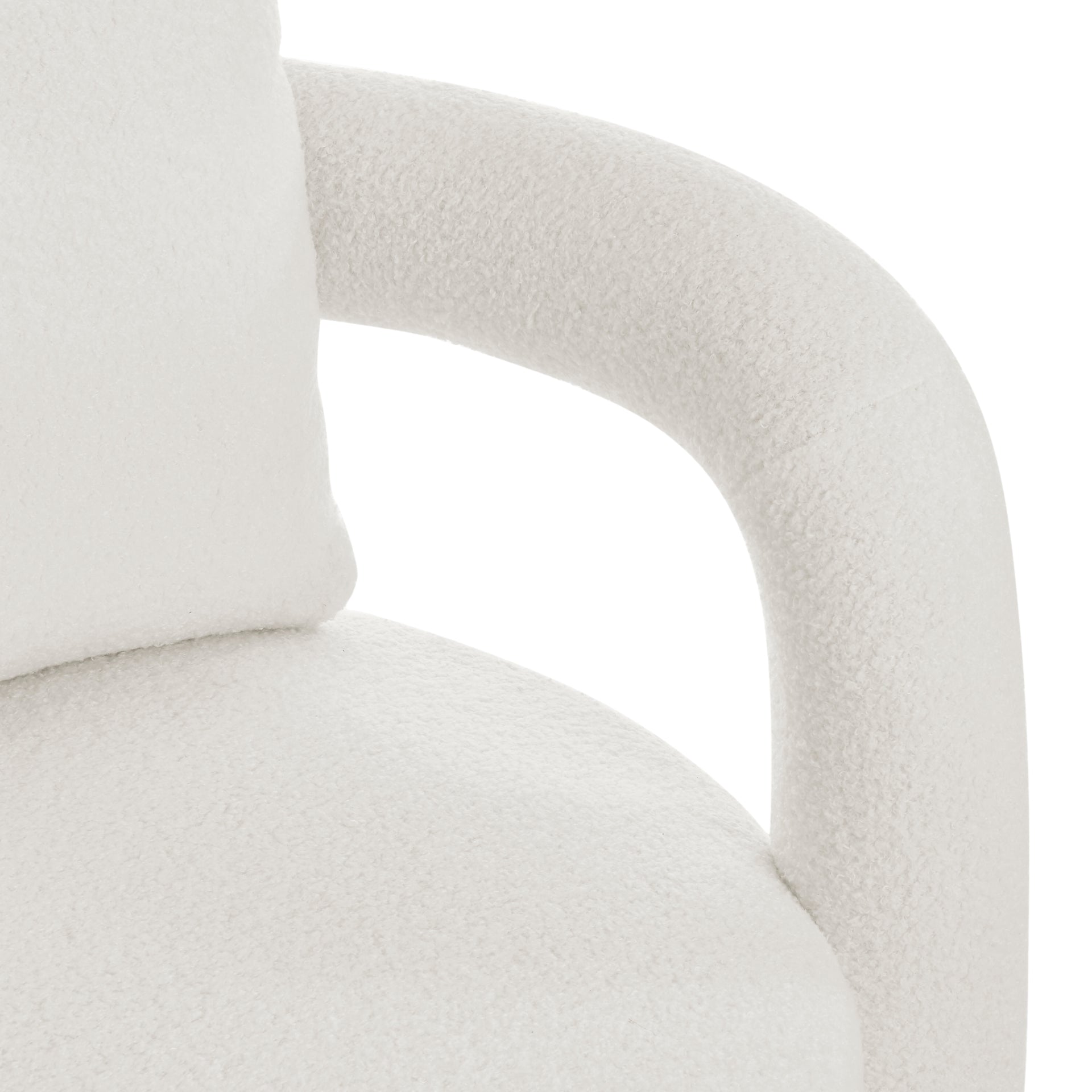 Maisie Faux Shearling Accent Arm Chair - What A Room