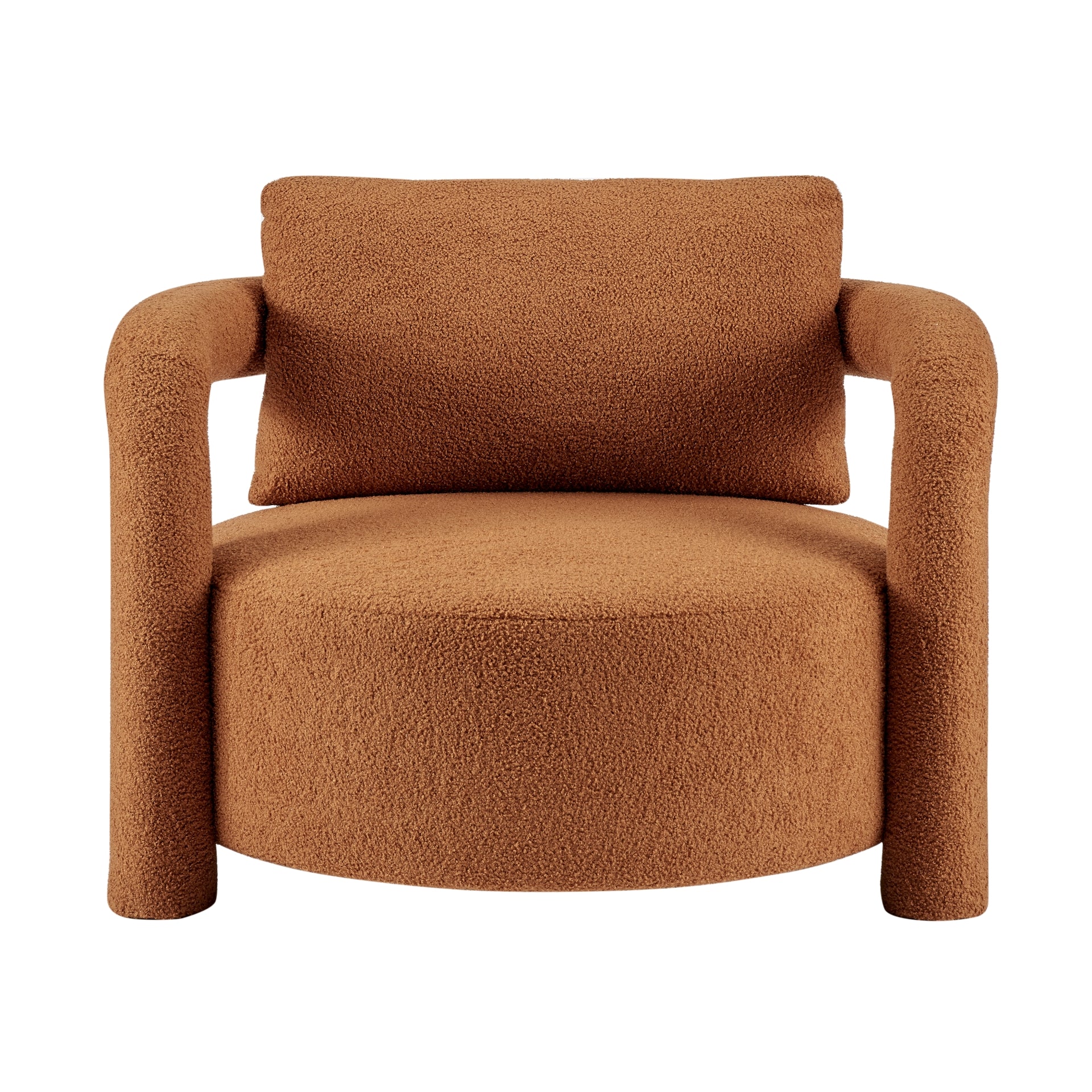 Maisie Faux Shearling Accent Arm Chair - What A Room