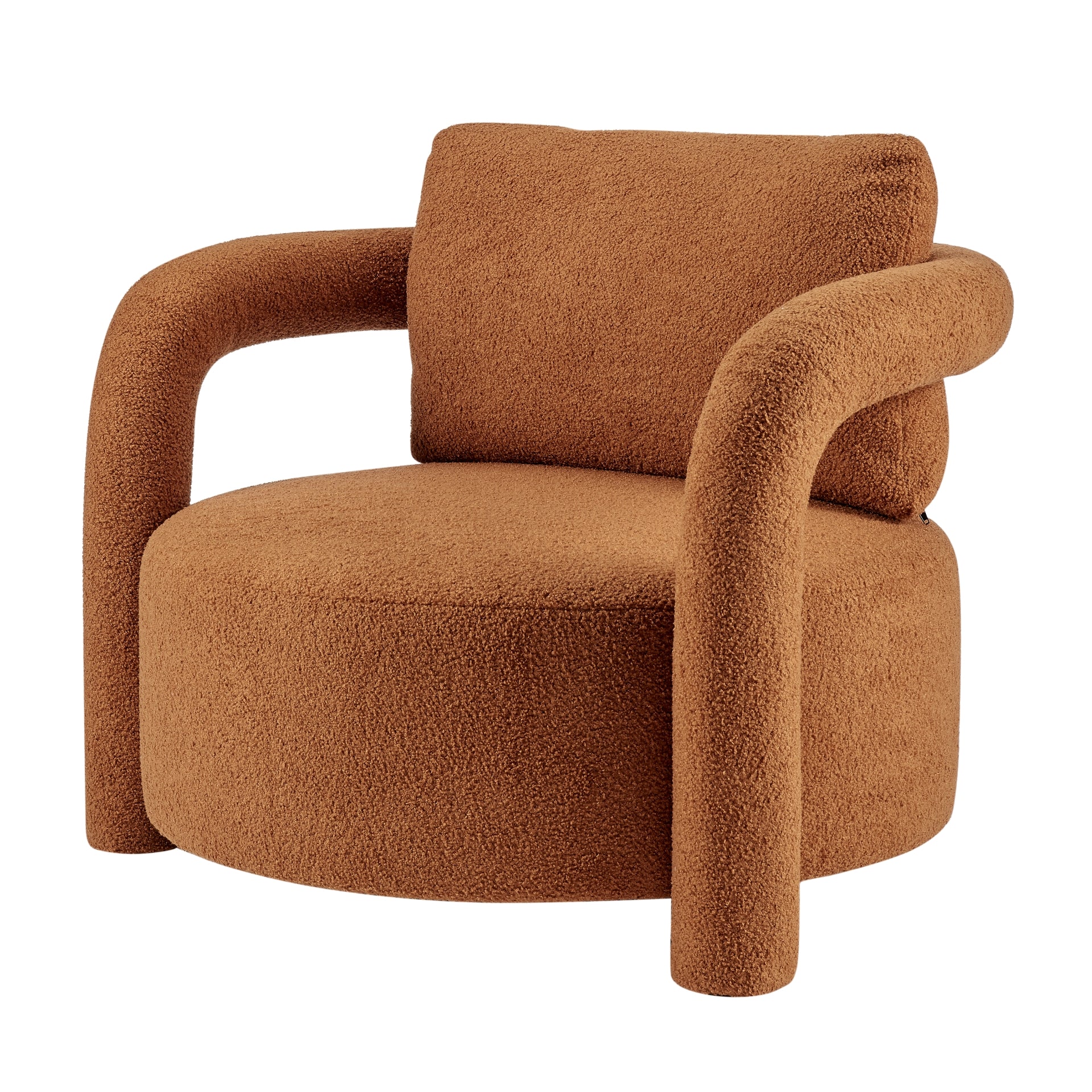 Maisie Faux Shearling Accent Arm Chair - What A Room