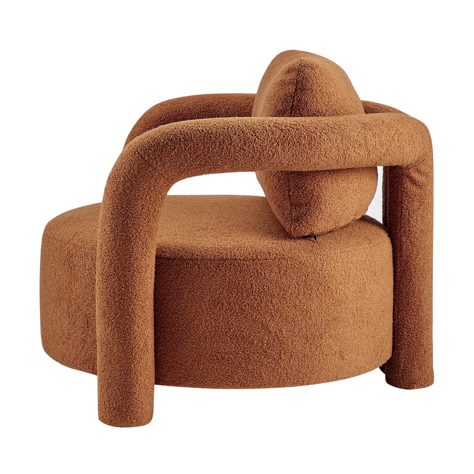 Maisie Faux Shearling Accent Arm Chair - What A Room