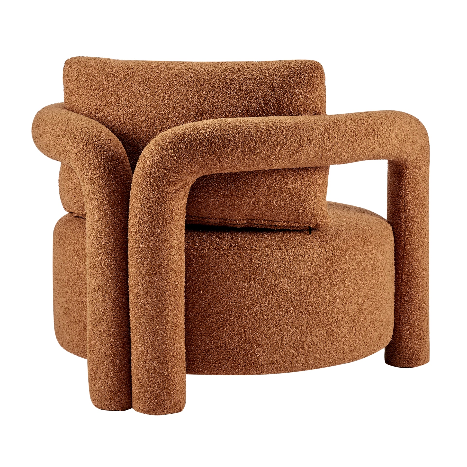 Maisie Faux Shearling Accent Arm Chair - What A Room